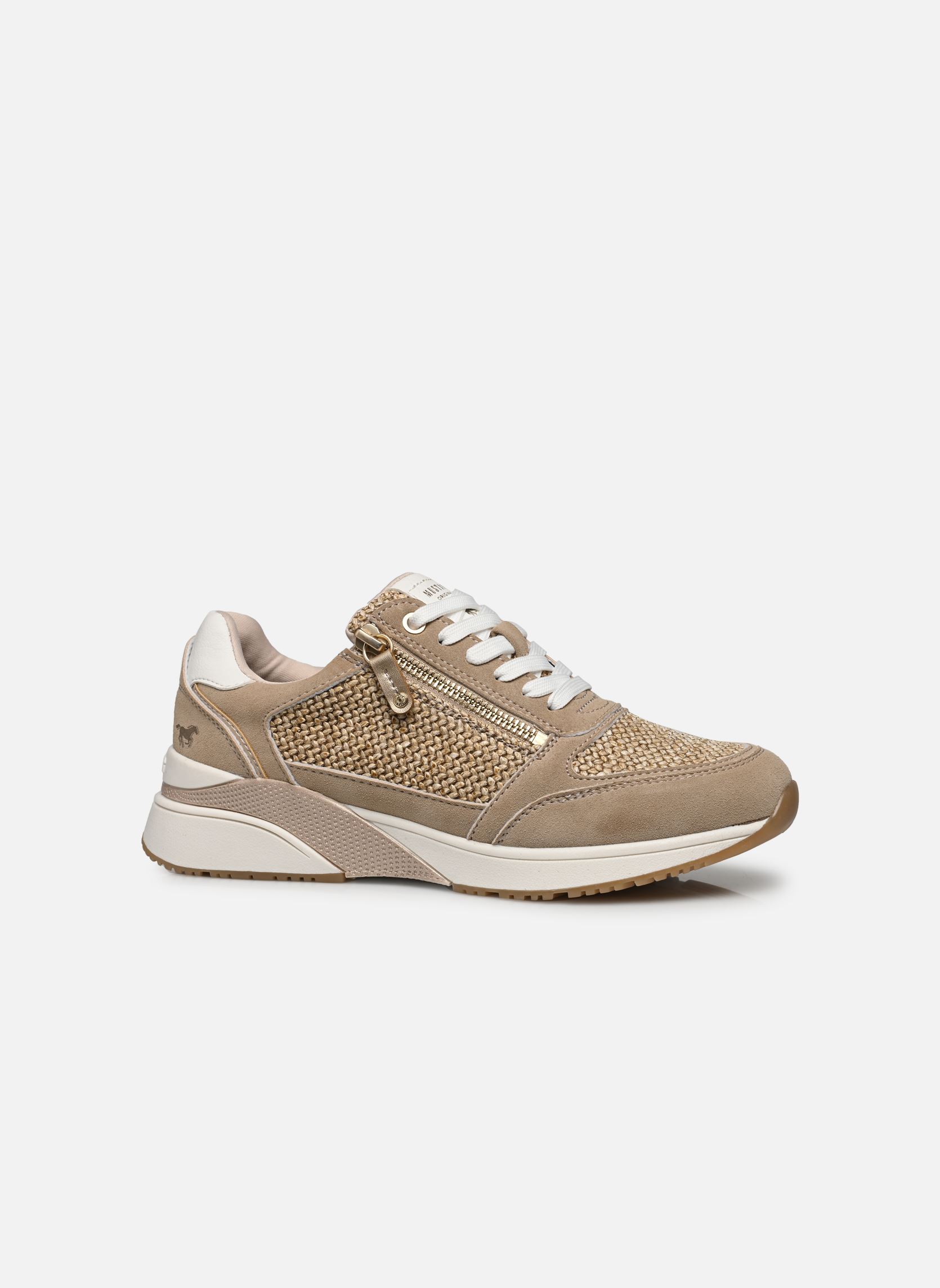 Lage sneakers 1358316 dames beige Mustang shoes Lage sneakers 1358316 dames beige BEIGE