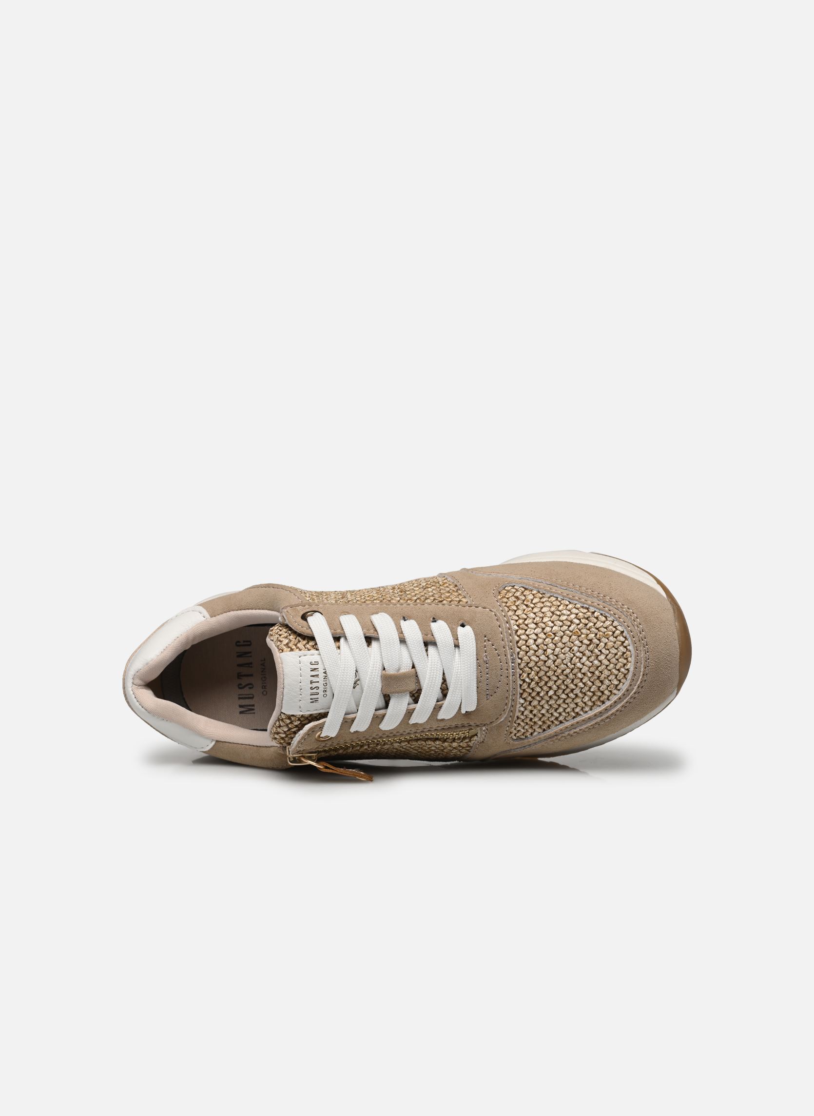 Lage sneakers 1358316 dames beige Mustang shoes Lage sneakers 1358316 dames beige BEIGE