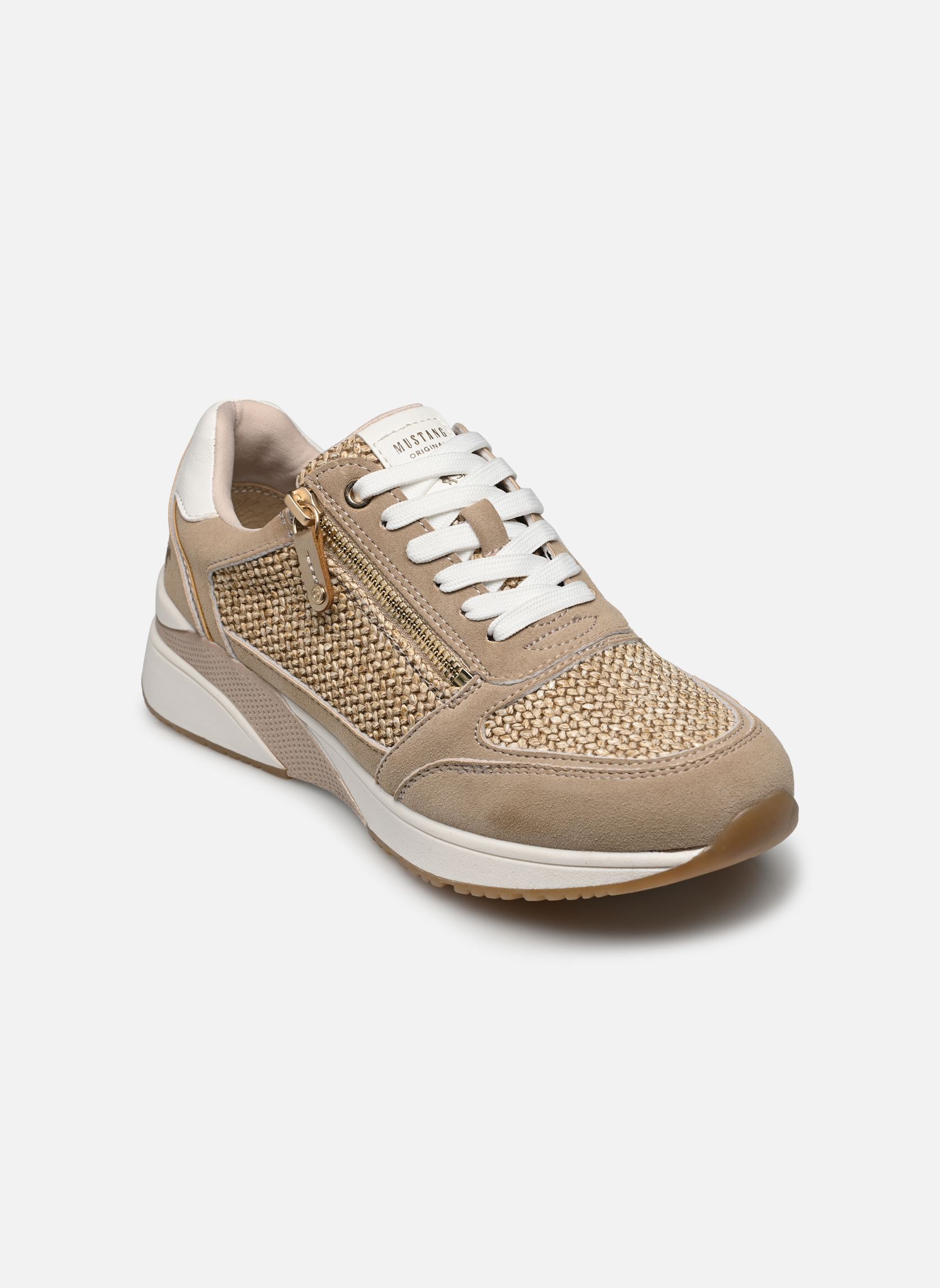 Lage sneakers 1358316 dames beige Mustang shoes Lage sneakers 1358316 dames beige BEIGE