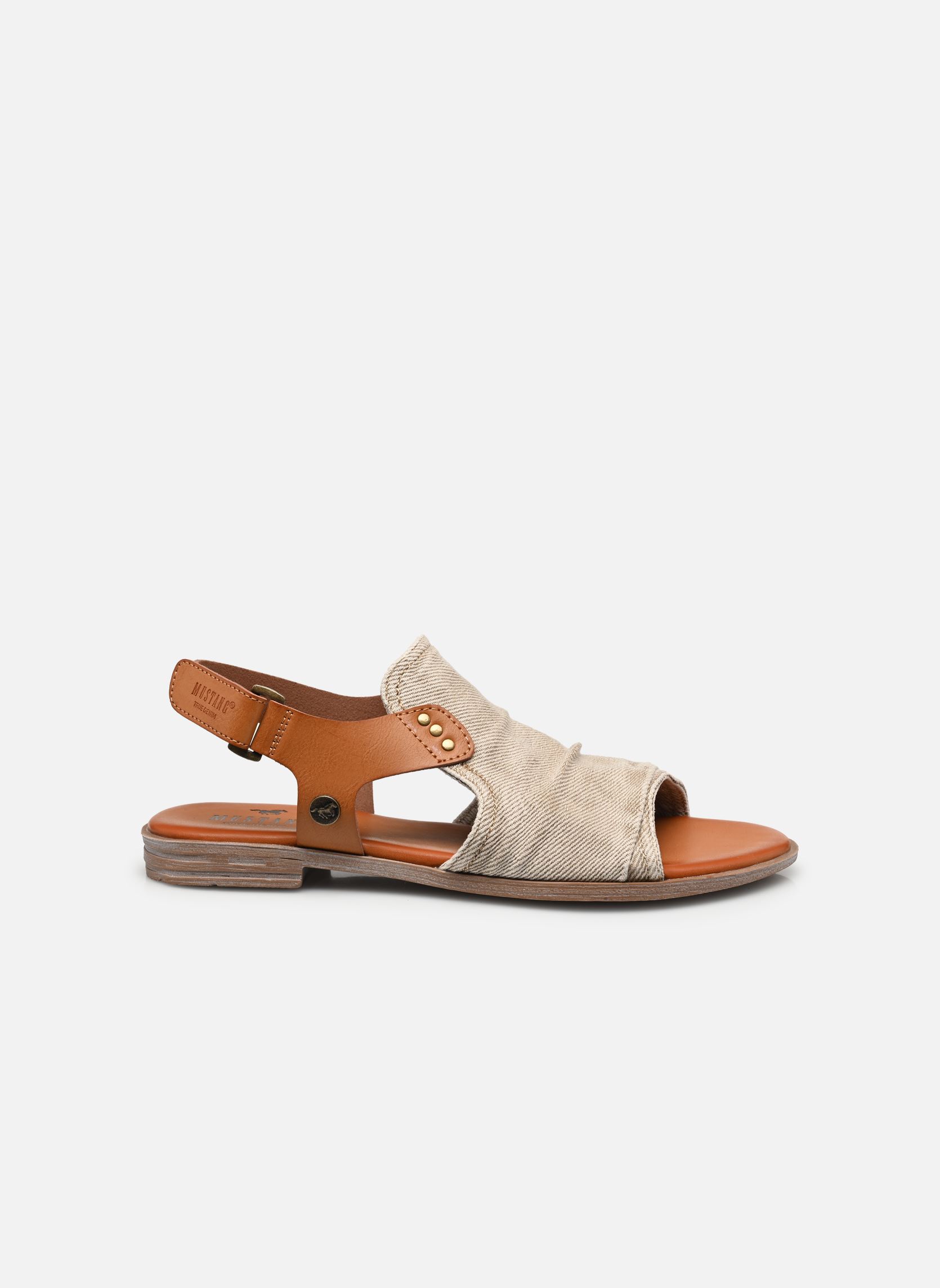 Sandalen 1388808 damen beige Mustang shoes Sandalen 1388808 damen beige Jeans/Beige