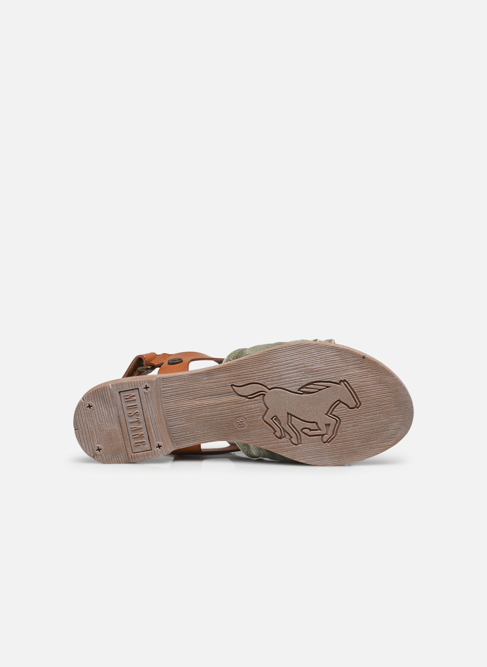 Sandalen 1388808 damen grün Mustang shoes Sandalen 1388808 damen grün Jeansgruen