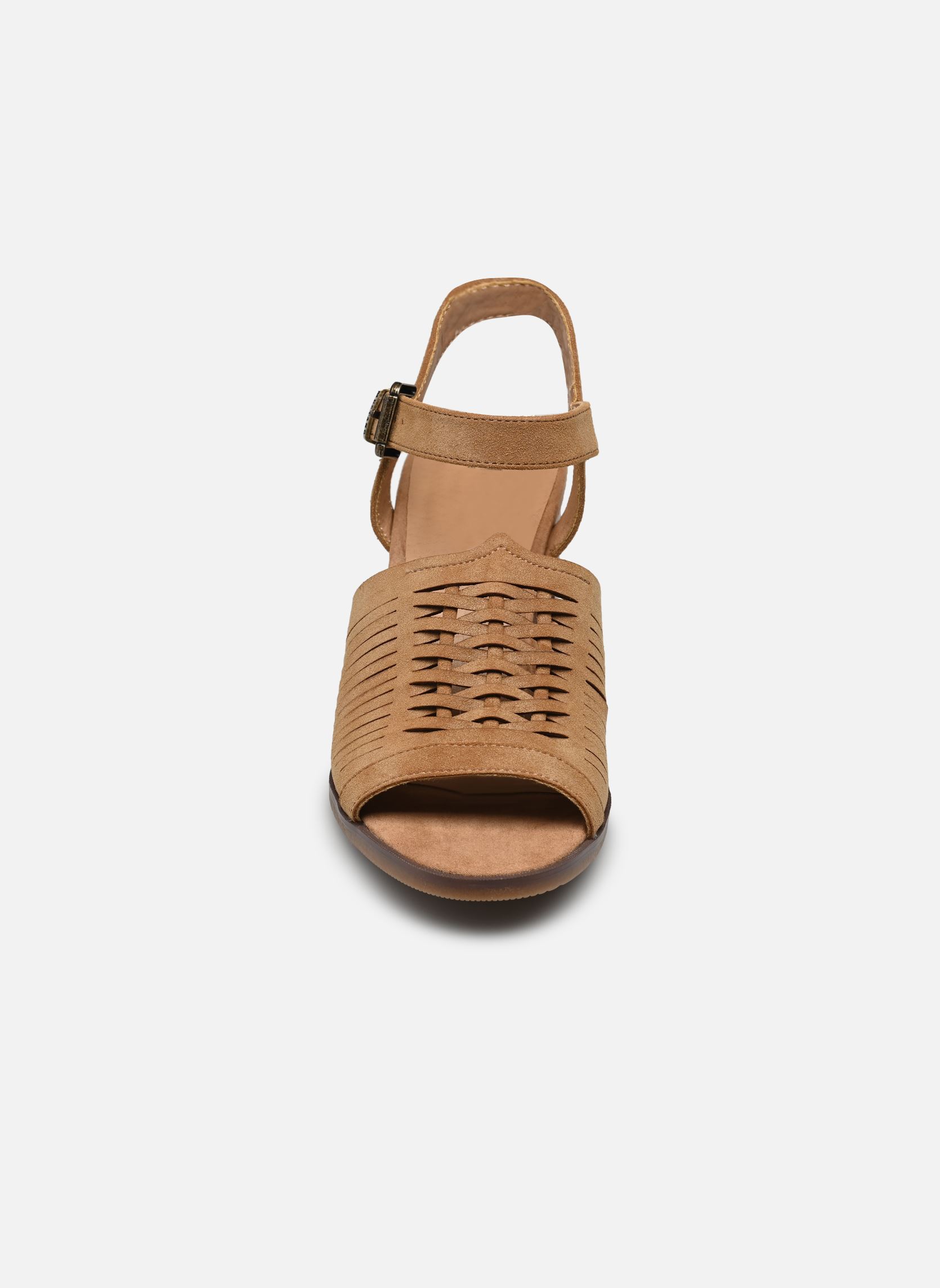 Sandalen 1492804 dames bruin Mustang shoes Sandalen 1492804 dames bruin Brun clair
