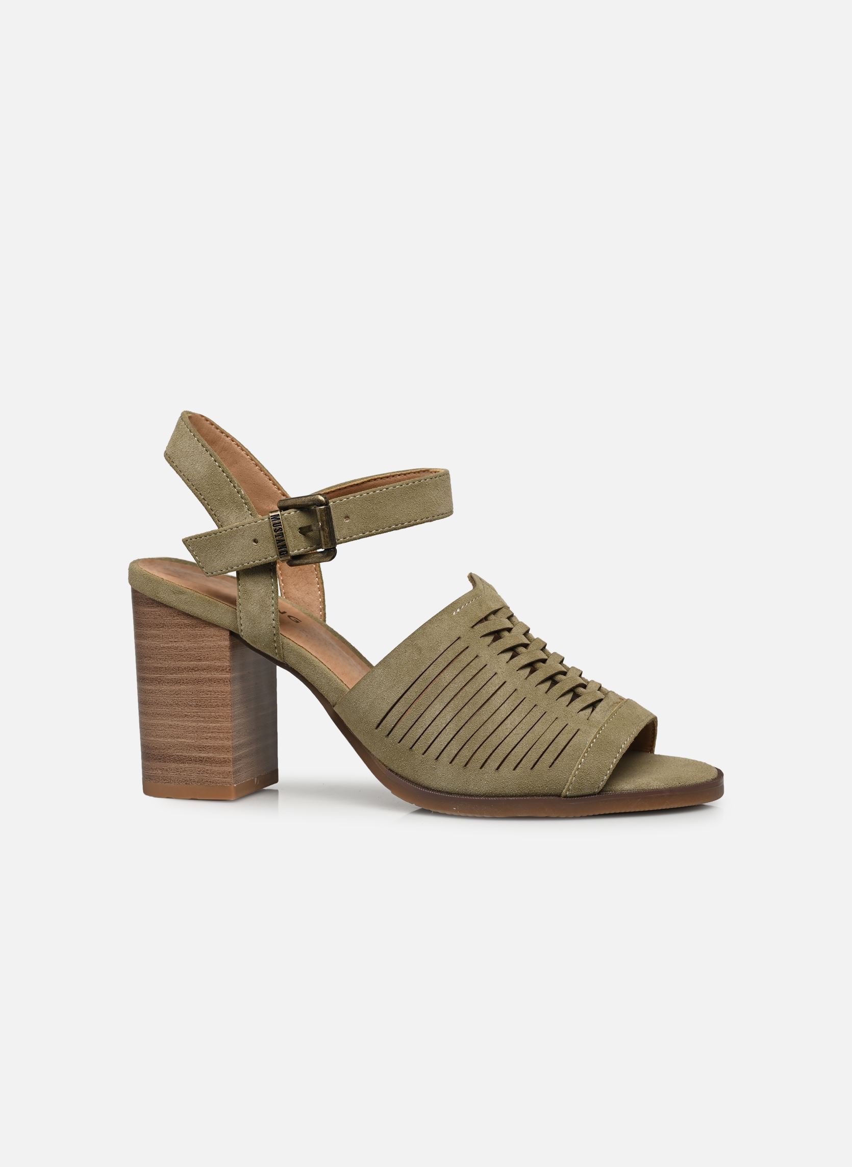 Sandales 1492804 femme vert Mustang shoes Sandales 1492804 femme vert Vert Tilleul