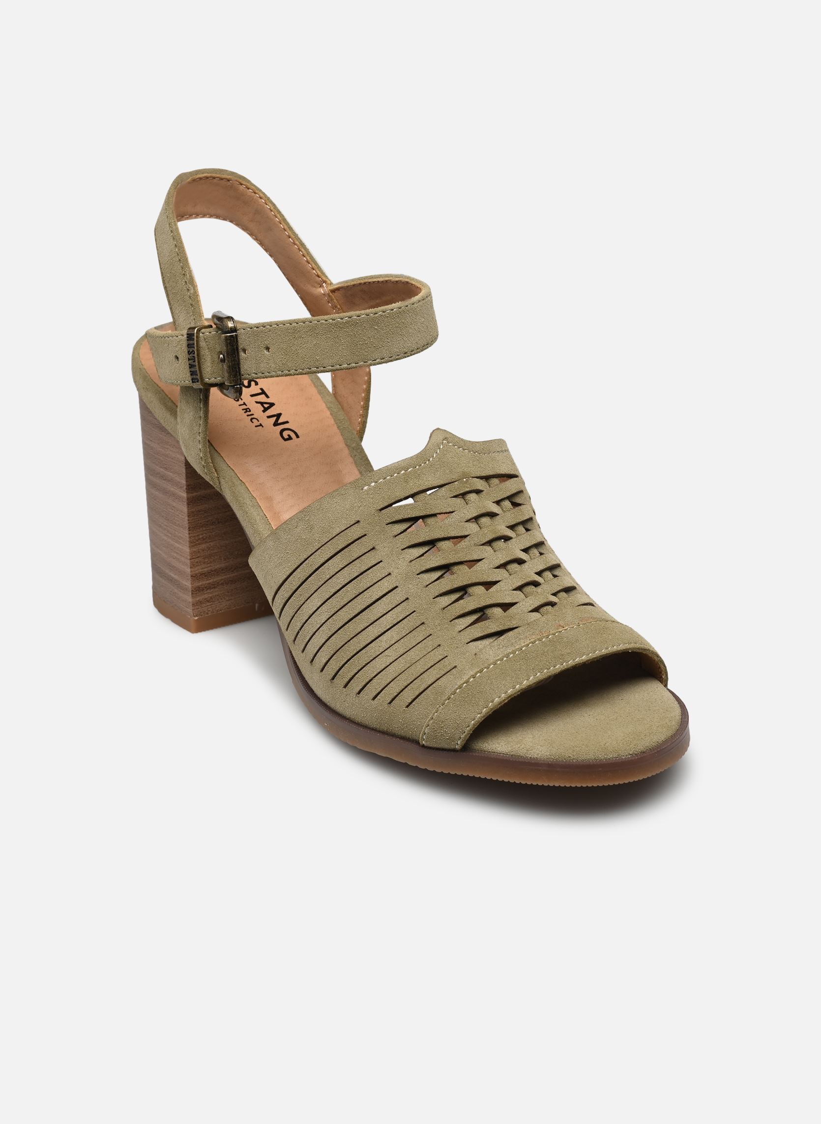 Sandales 1492804 femme vert Mustang shoes Sandales 1492804 femme vert Vert Tilleul