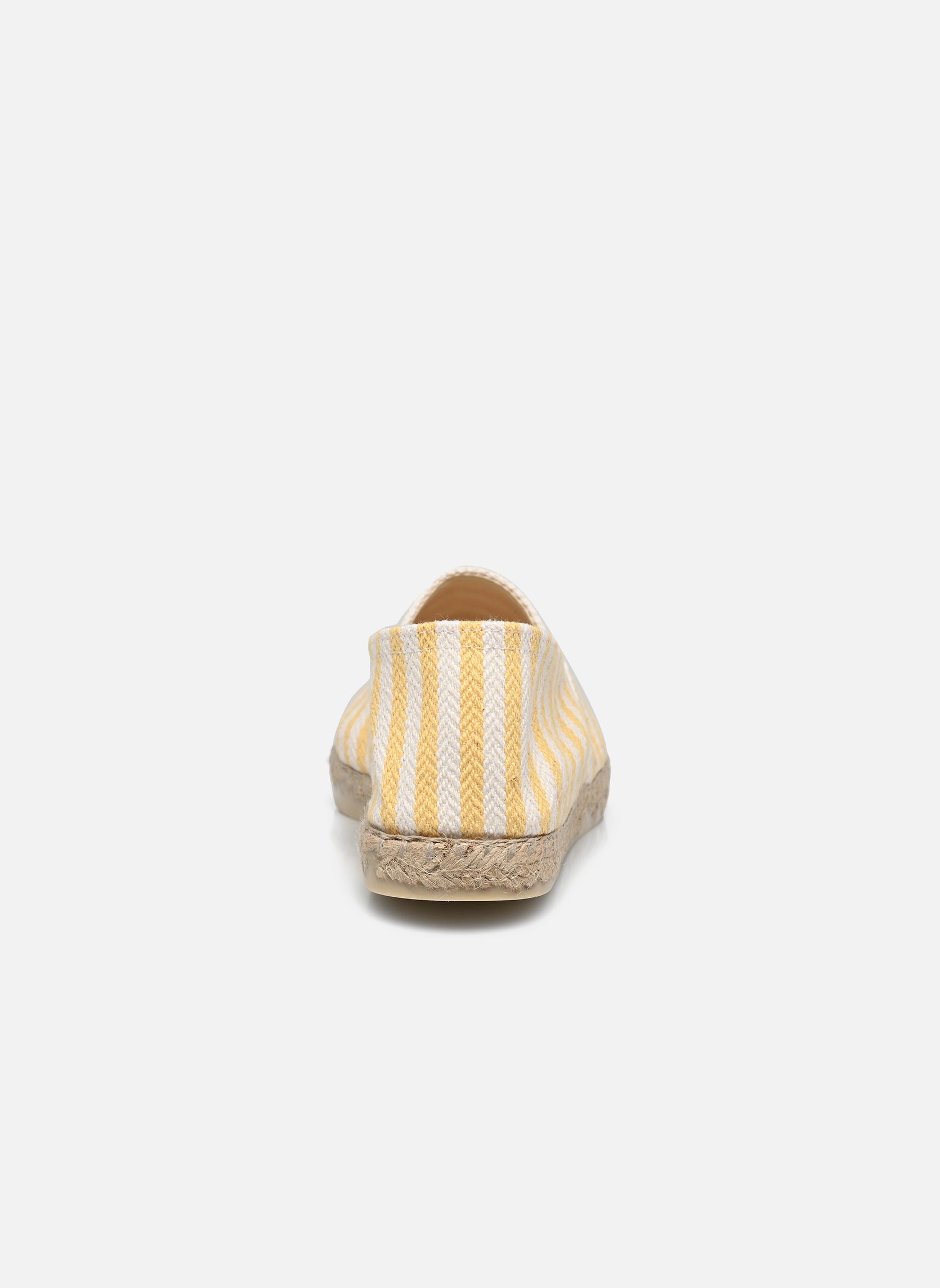 Platte espadrilles ESPADRILLE RAYURE dames geel La maison de l'espadrille Platte espadrilles ESPADRILLE RAYURE dames geel Jaune