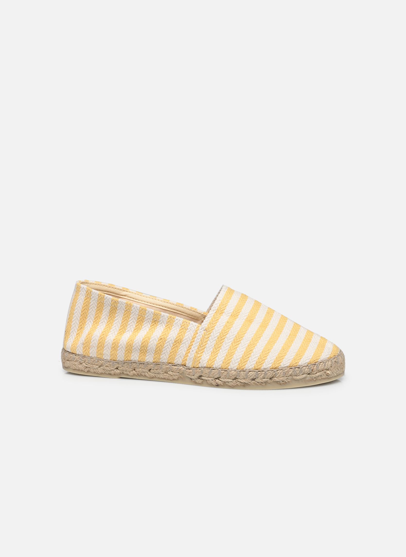 Platte espadrilles ESPADRILLE RAYURE dames geel La maison de l'espadrille Platte espadrilles ESPADRILLE RAYURE dames geel Jaune