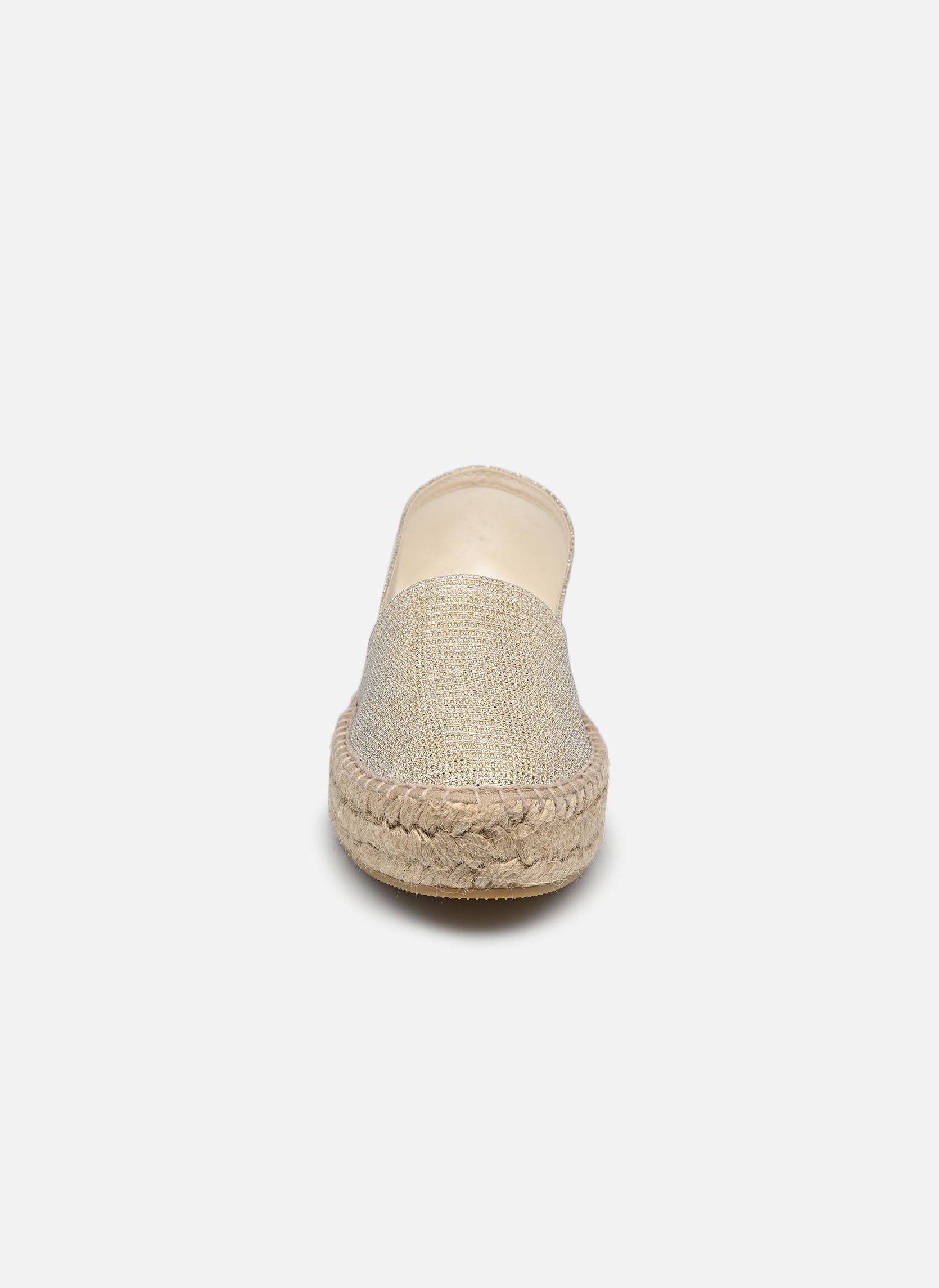 Platte espadrilles ESPADRILLE PLATEAU dames goud en brons La maison de l'espadrille Platte espadrilles ESPADRILLE PLATEAU dames goud en brons OR