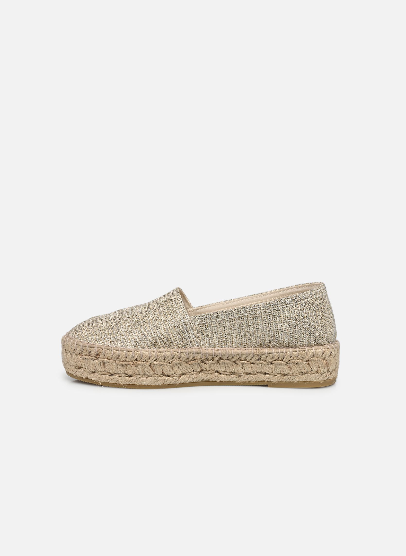 Platte espadrilles ESPADRILLE PLATEAU dames goud en brons La maison de l'espadrille Platte espadrilles ESPADRILLE PLATEAU dames goud en brons OR