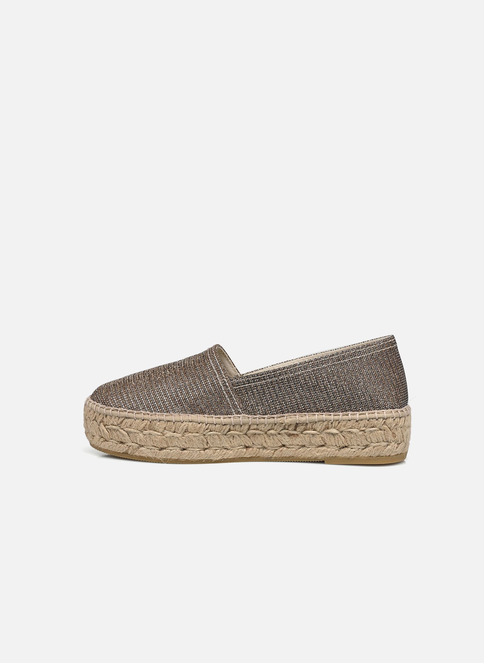 Espadrillas piatte ESPADRILLE PLATEAU donna oro e bronzo La maison de l'espadrille Espadrillas piatte ESPADRILLE PLATEAU donna oro e bronzo BRONZE