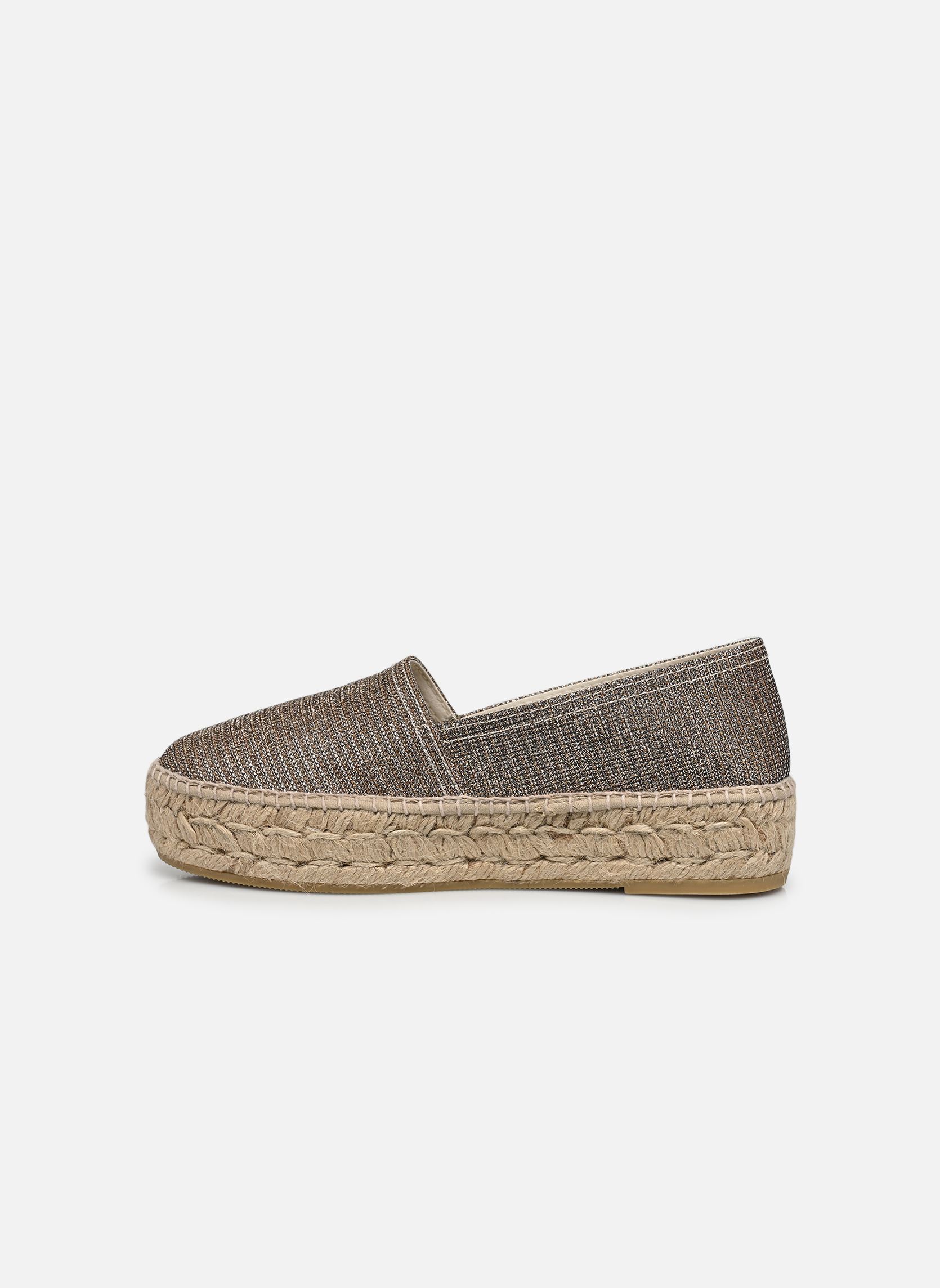 Espadrillas piatte ESPADRILLE PLATEAU donna argento La maison de l'espadrille Espadrillas piatte ESPADRILLE PLATEAU donna argento Acier