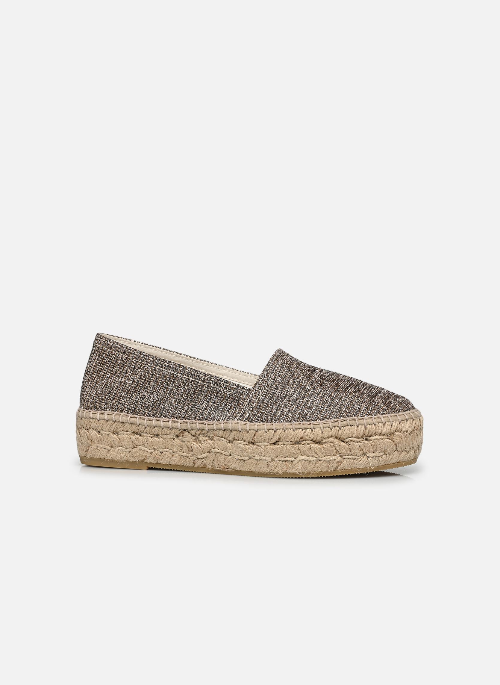 Espadrillas piatte ESPADRILLE PLATEAU donna argento La maison de l'espadrille Espadrillas piatte ESPADRILLE PLATEAU donna argento Acier
