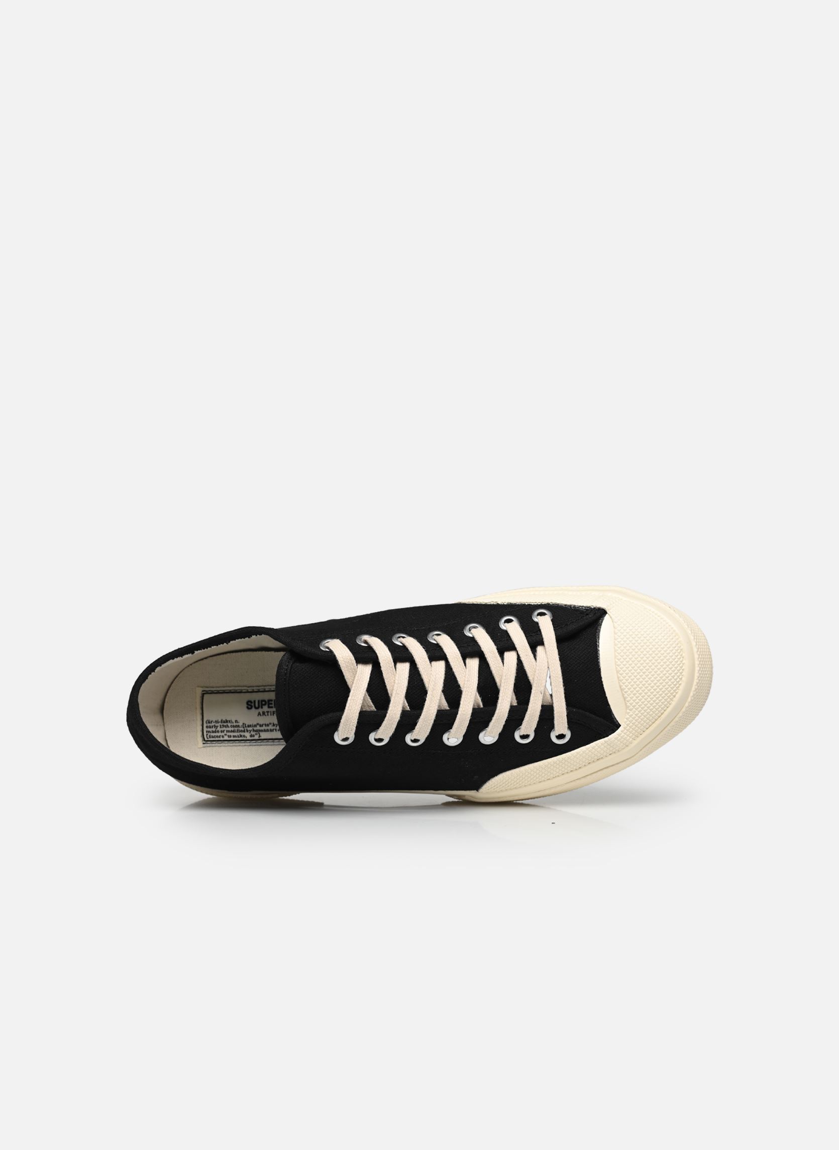 Baskets toile 2432 COLLECT WO homme noir Superga Baskets toile 2432 COLLECT WO homme noir BLACK - OFF WHITE