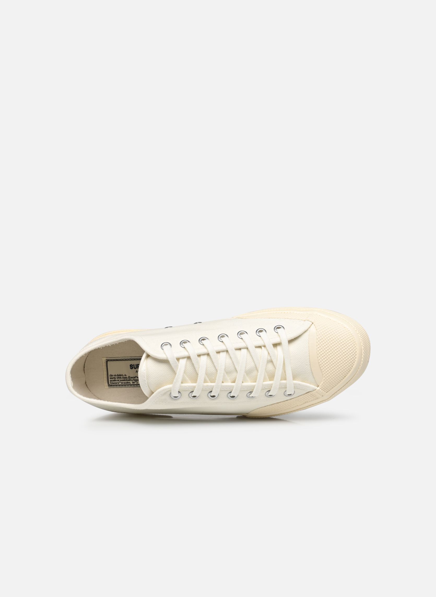 Leinen-Sneaker 2432 COLLECT WO herren weiß Superga Leinen-Sneaker 2432 COLLECT WO herren weiß WHITE - OFF WHITE