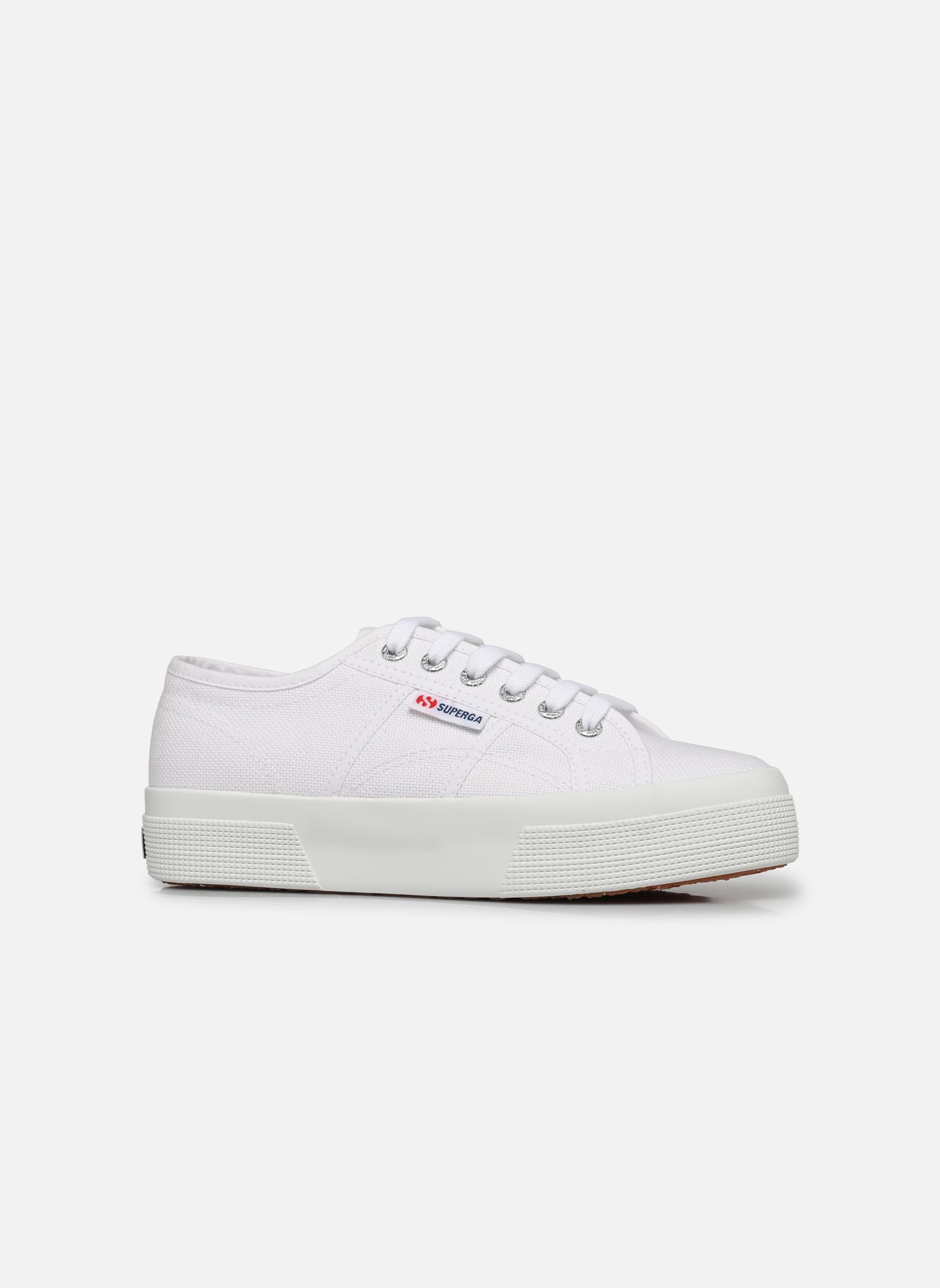 Print sneakers 2740 Plateform W dames wit Superga Print sneakers 2740 Plateform W dames wit WHITE