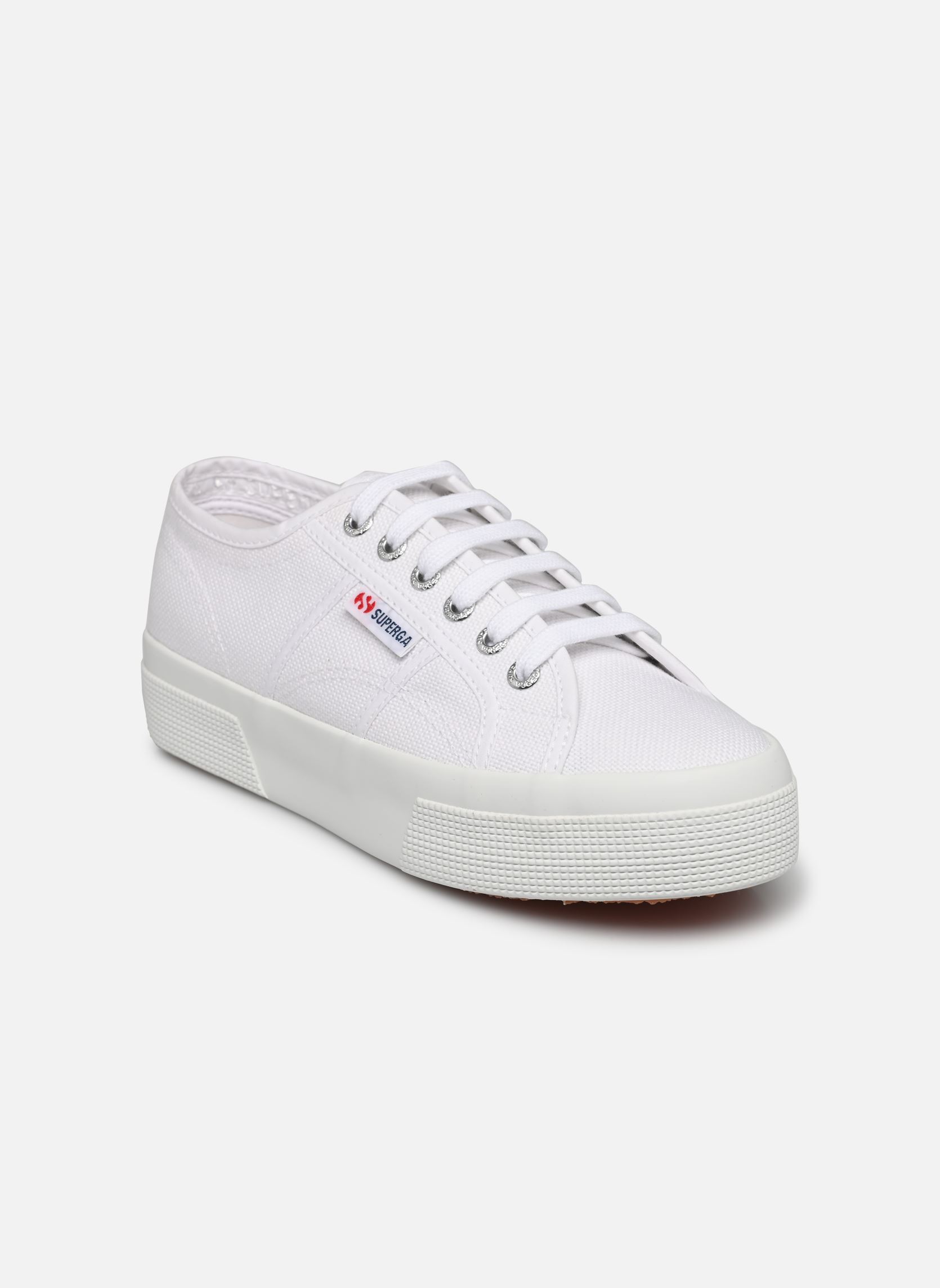 Print sneakers 2740 Plateform W dames wit Superga Print sneakers 2740 Plateform W dames wit WHITE