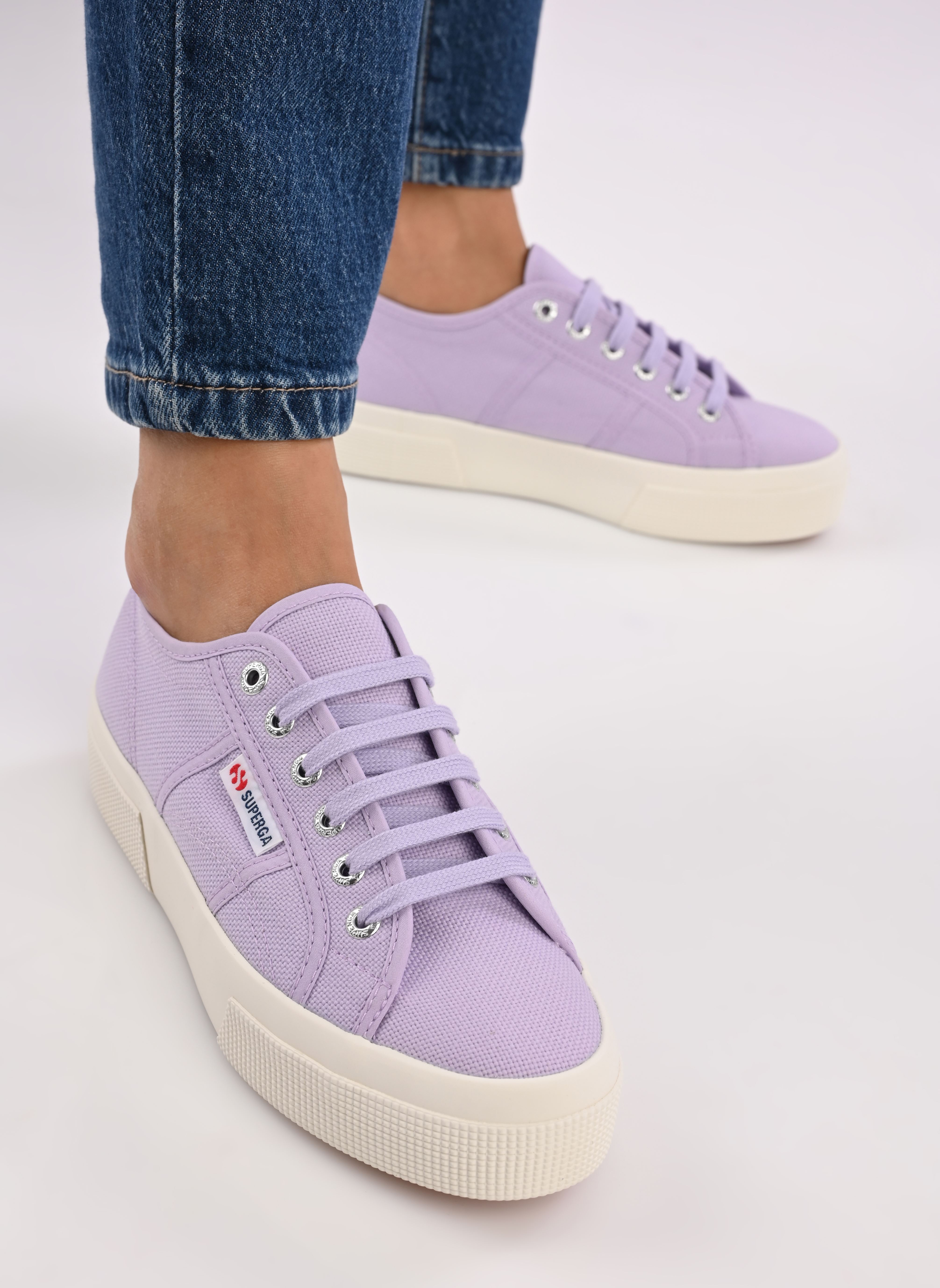 Zapatillas de lona 2740 Plateform W mujer violeta Superga Zapatillas de lona 2740 Plateform W mujer violeta VIOLET LILLA FAVORIO