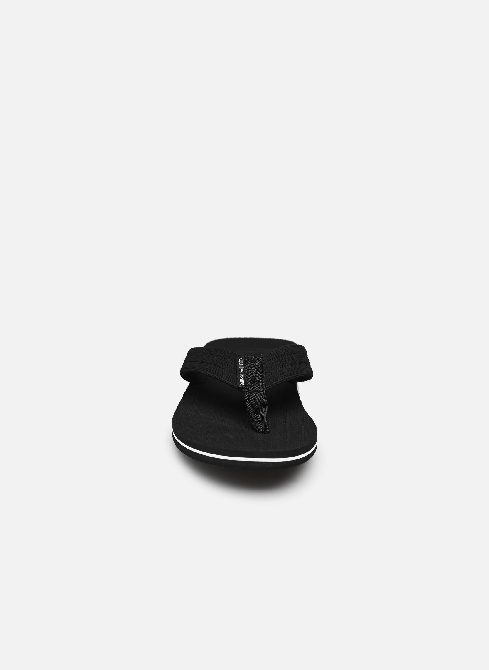 Tongs MOLOKAI LAYBACK TEXTURED homme noir Quiksilver Tongs MOLOKAI LAYBACK TEXTURED homme noir Black/white/black