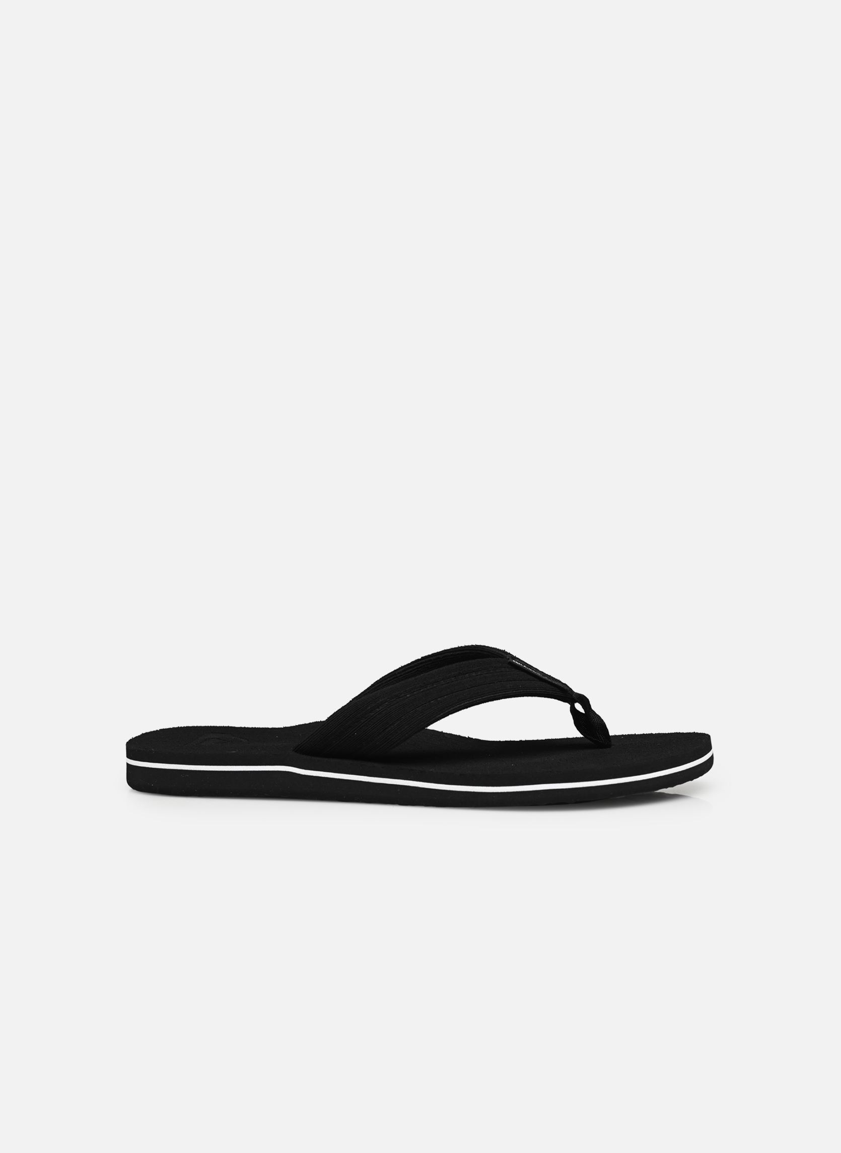 Tongs MOLOKAI LAYBACK TEXTURED homme noir Quiksilver Tongs MOLOKAI LAYBACK TEXTURED homme noir Black/white/black