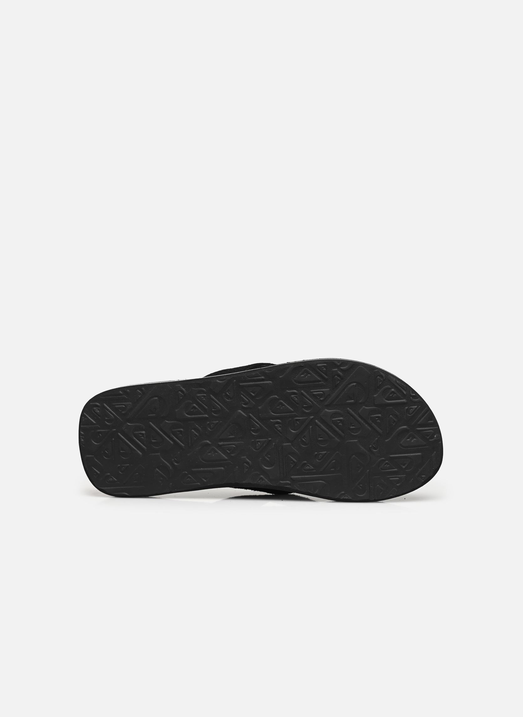 Tongs MOLOKAI LAYBACK TEXTURED homme noir Quiksilver Tongs MOLOKAI LAYBACK TEXTURED homme noir Black/white/black