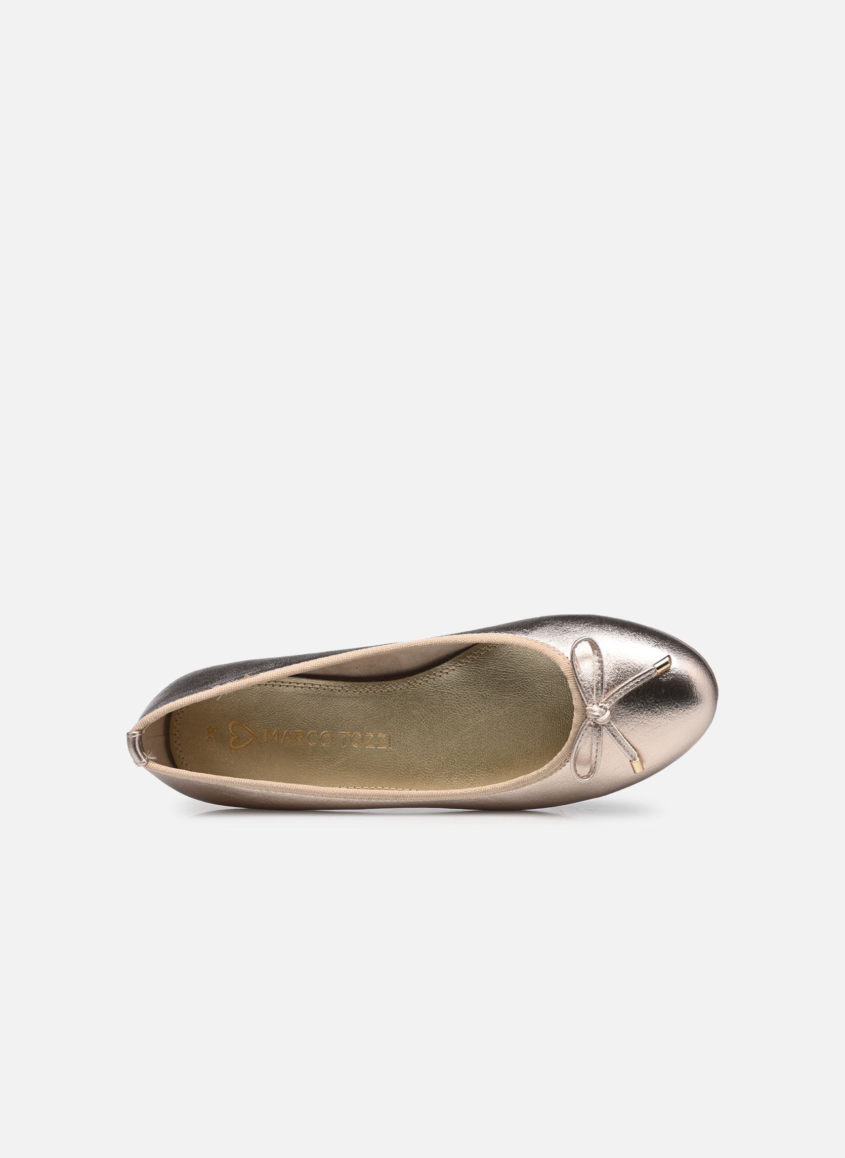 Ballerines classiques 22137-44 femme or et bronze Marco Tozzi Ballerines classiques 22137-44 femme or et bronze PLATINUM