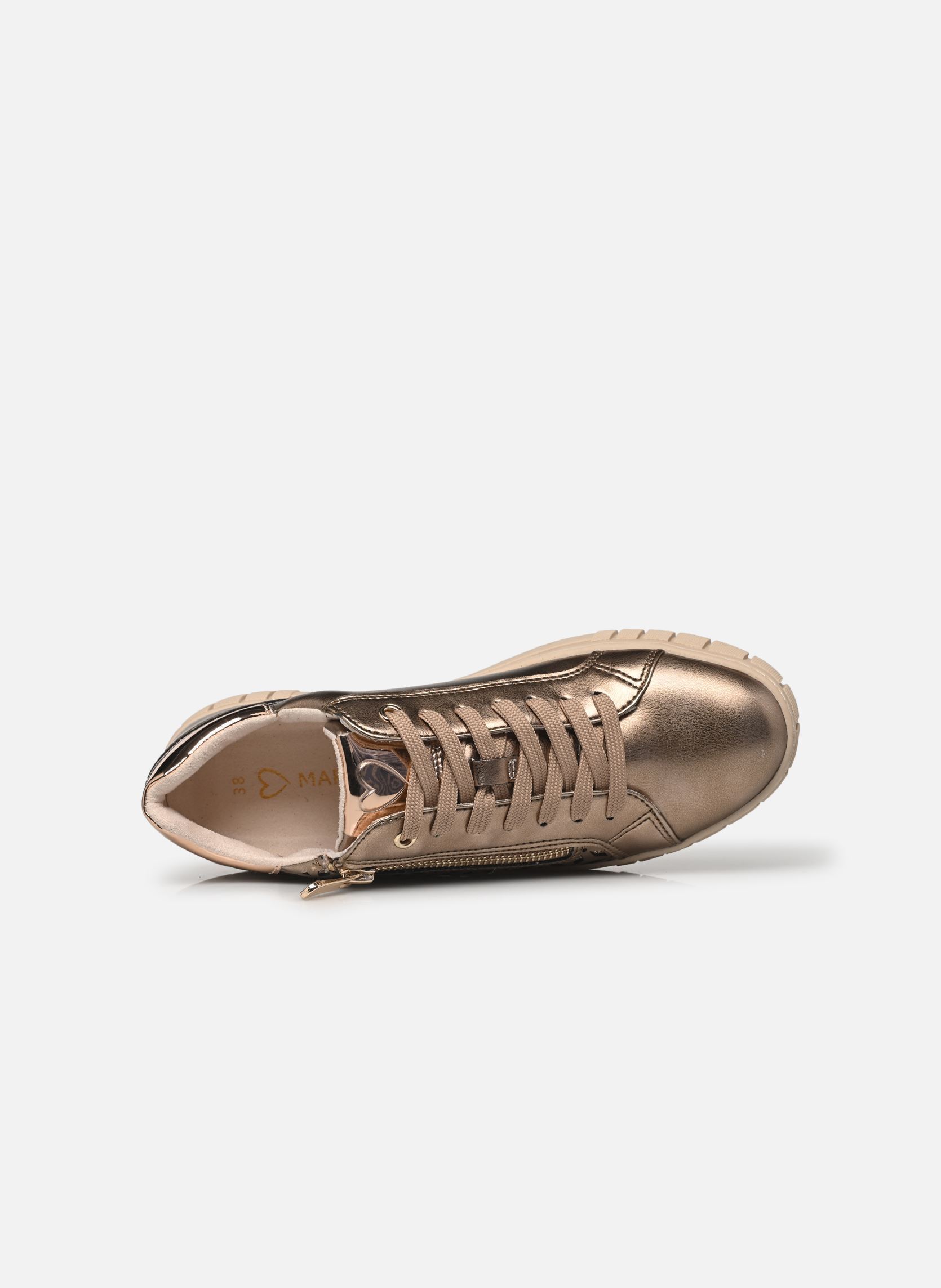 Baskets basses 23701-42 femme or et bronze Marco Tozzi Baskets basses 23701-42 femme or et bronze DARK GOLD COMB