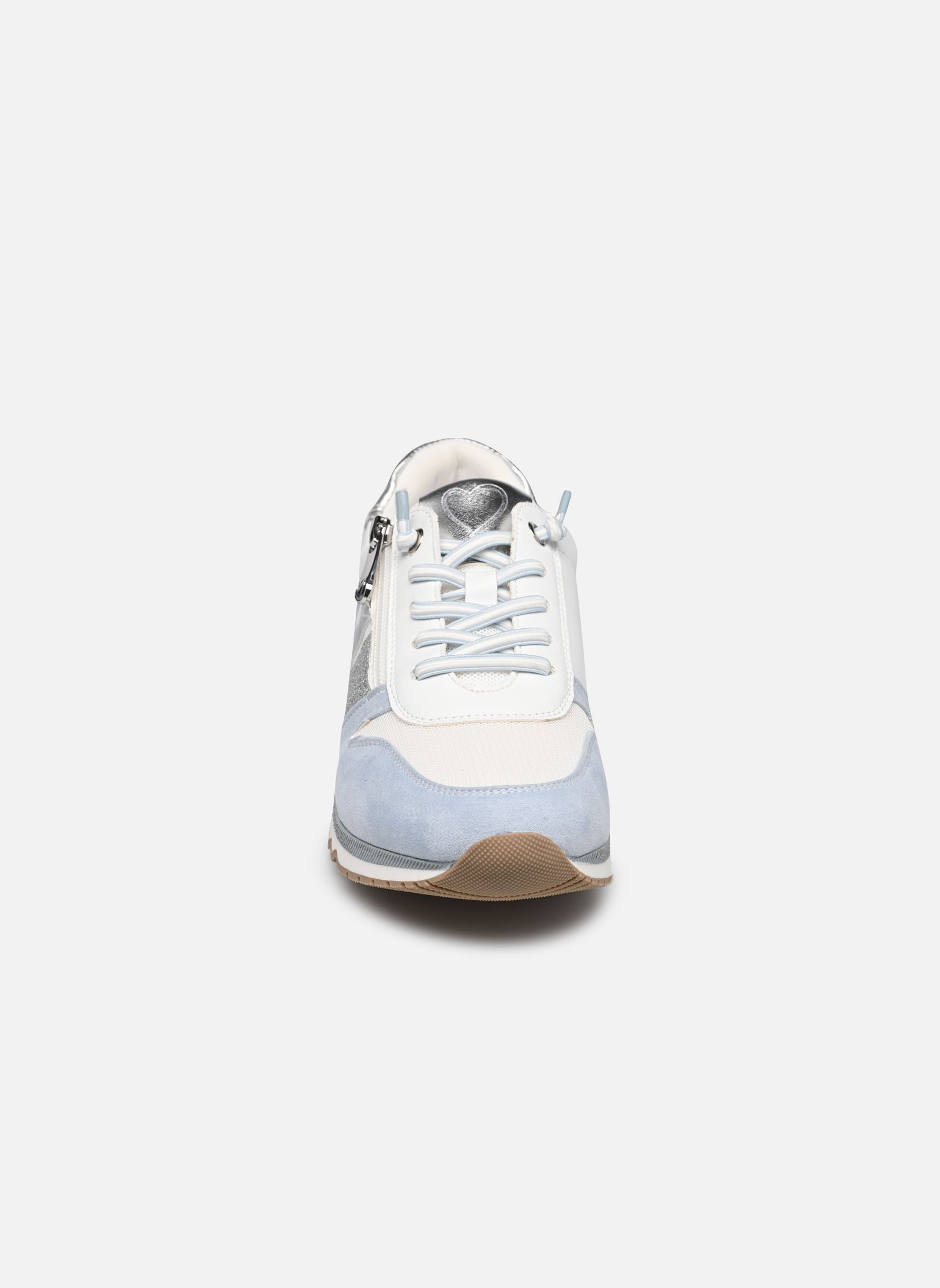 Lage sneakers 23707-41 dames wit Marco Tozzi Lage sneakers 23707-41 dames wit WHITE/LT.BLUE