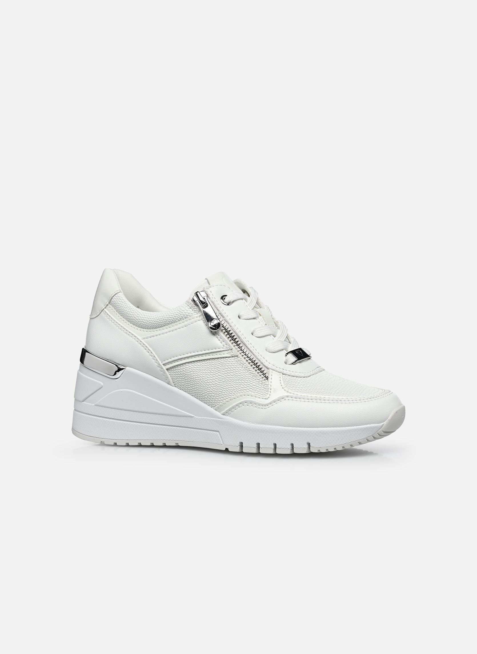 Baskets compensées 23743-42 femme blanc Marco Tozzi Baskets compensées 23743-42 femme blanc WHITE
