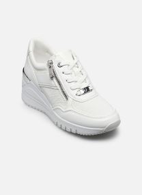 Baskets compensées 23743-42 femme blanc