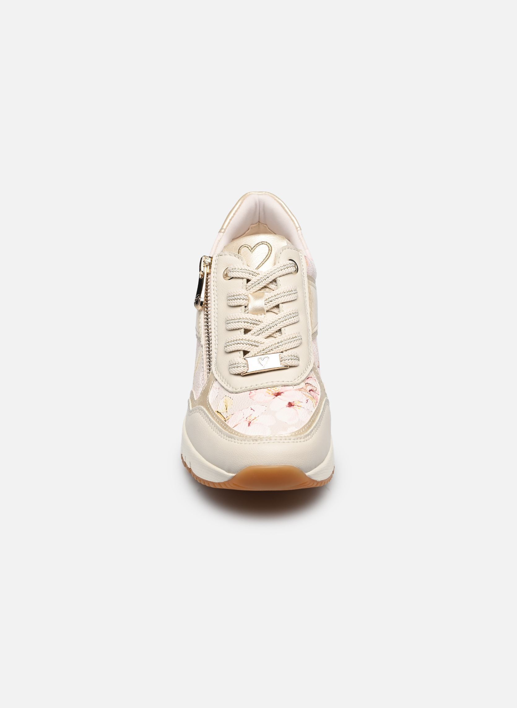 Baskets compensées 23743-42 femme beige Marco Tozzi Baskets compensées 23743-42 femme beige CREAM COMB