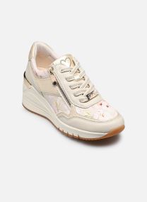 Baskets compensées 23743-42 femme blanc