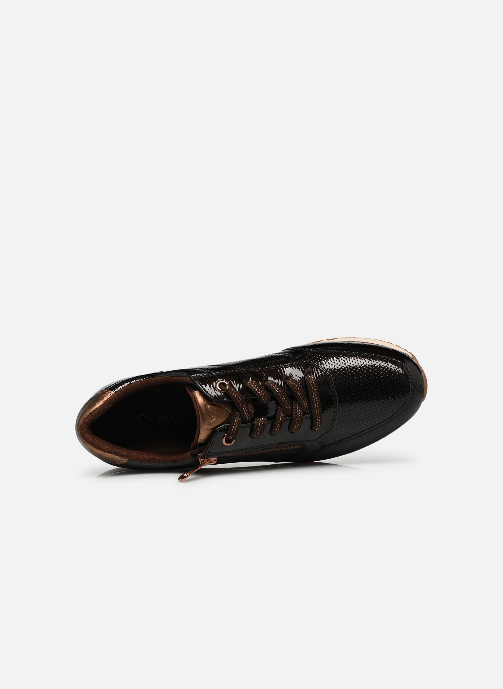Baskets basses 23782-41 femme marron Marco Tozzi Baskets basses 23782-41 femme marron MOCCA PATENT