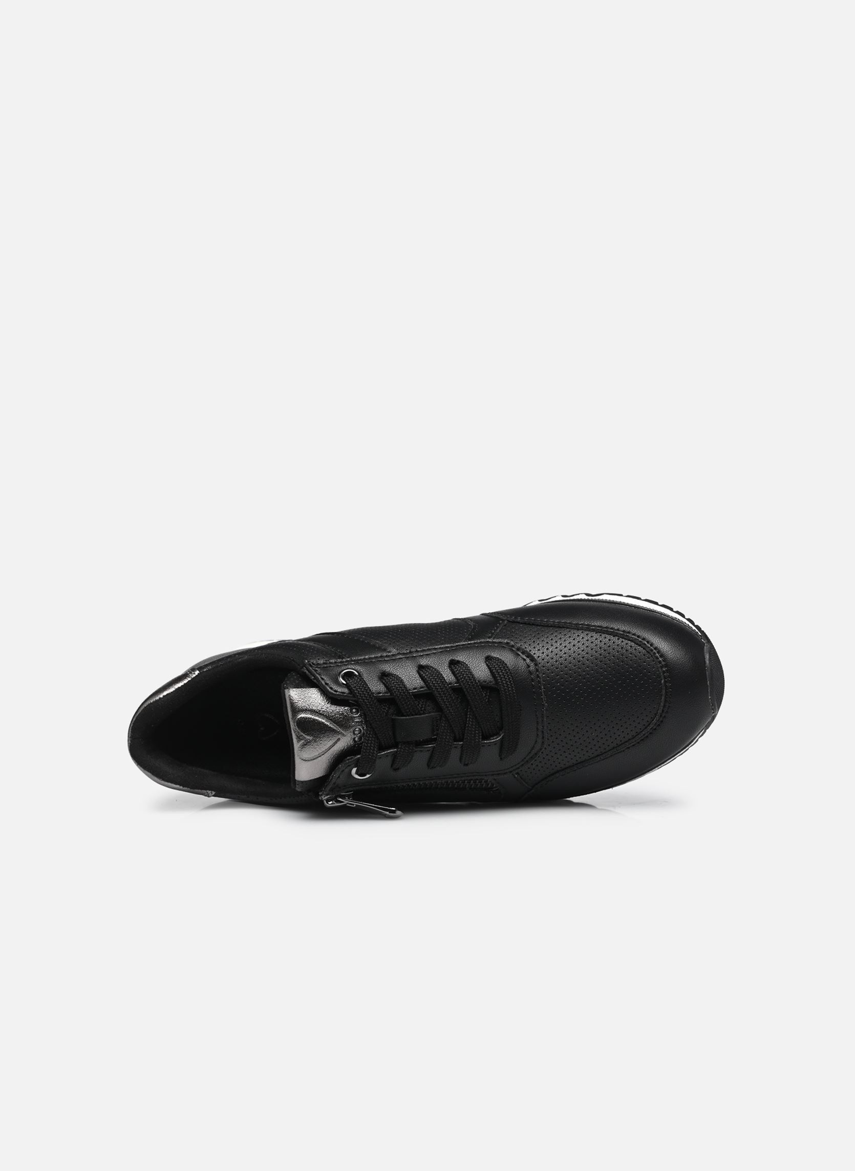 Lage sneakers 23782-41 dames zwart Marco Tozzi Lage sneakers 23782-41 dames zwart BLACK/GUN MTL N