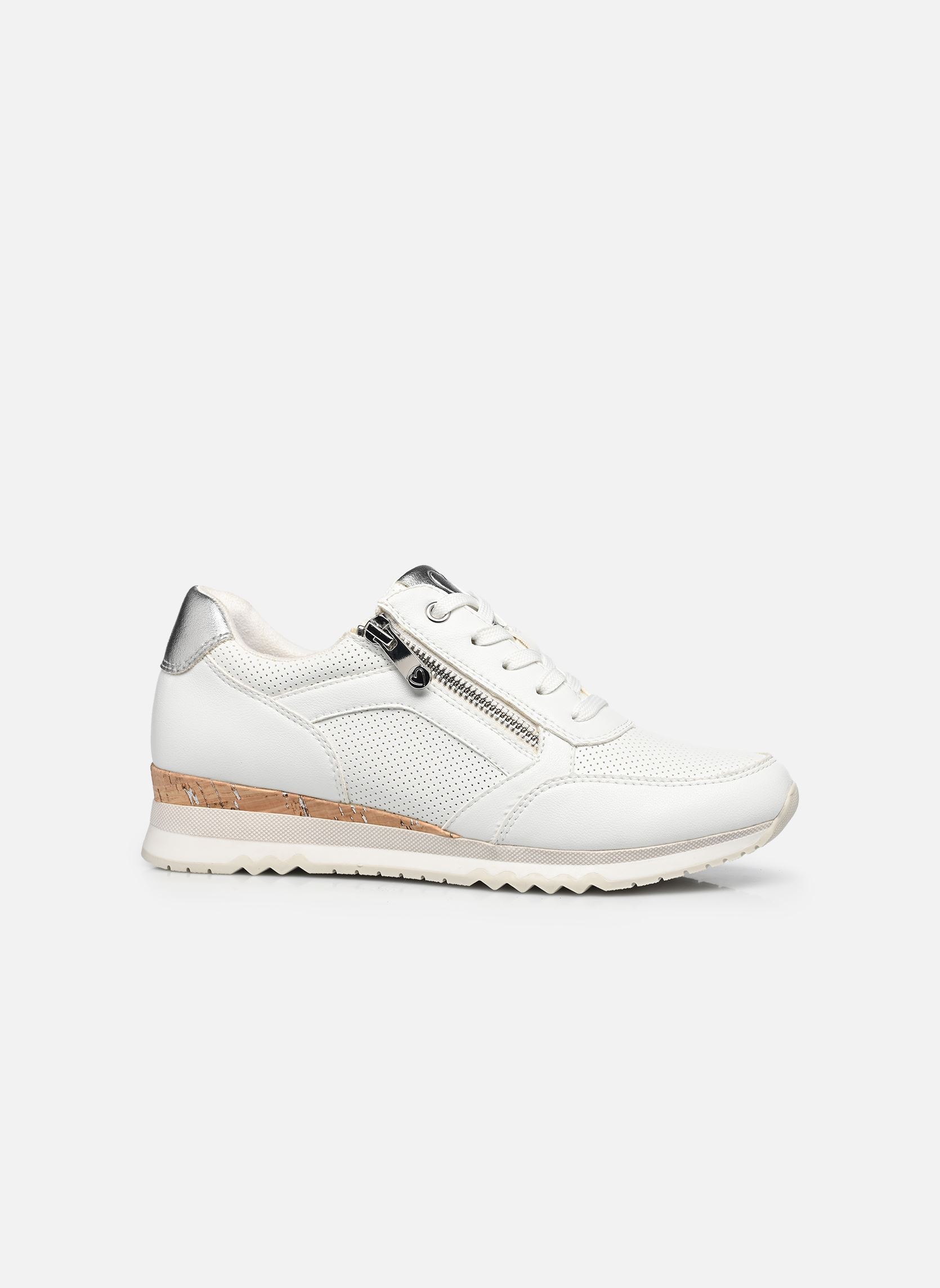 Lage sneakers 23782-41 dames wit Marco Tozzi Lage sneakers 23782-41 dames wit WHITE COMB N
