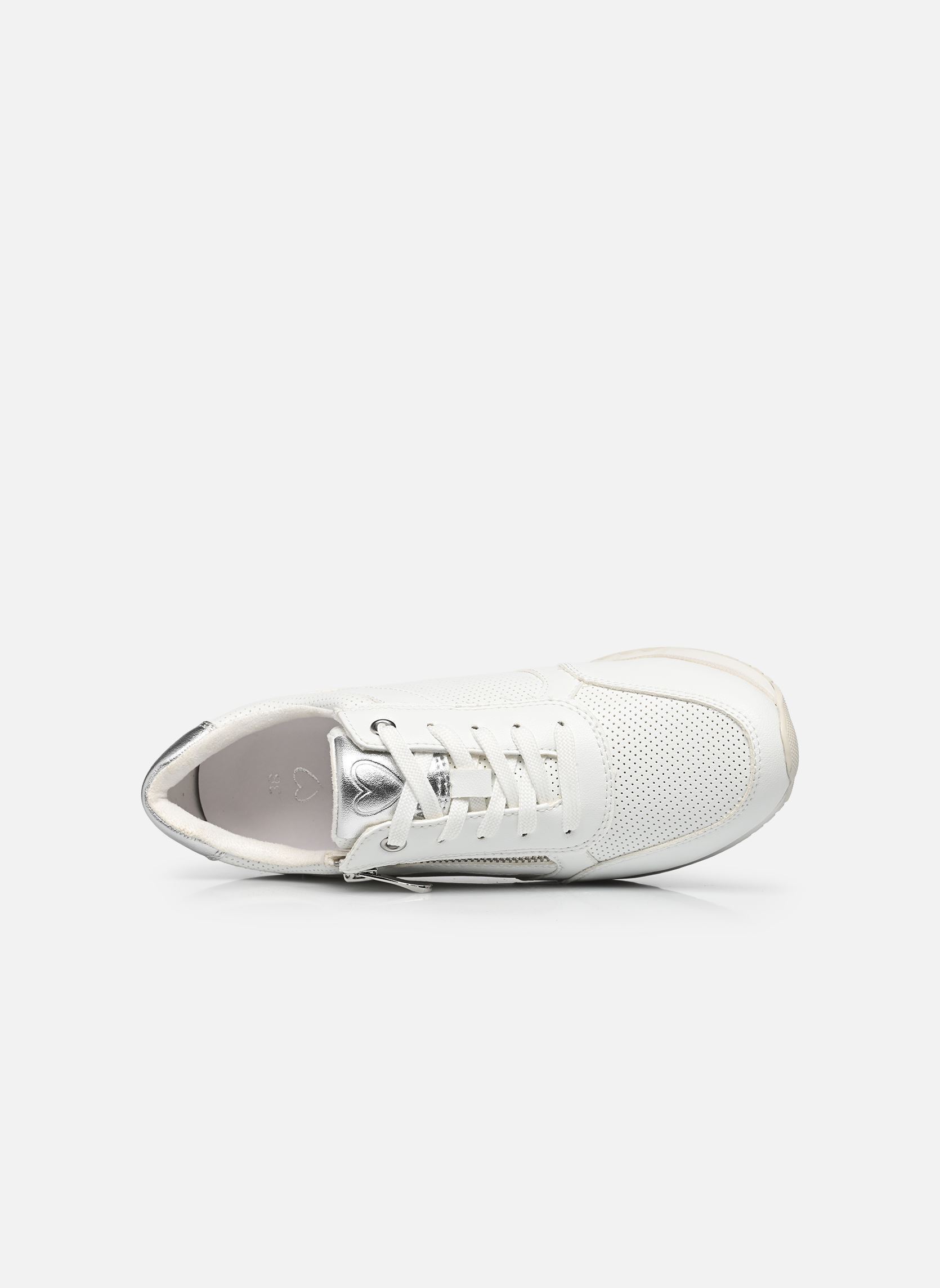 Lage sneakers 23782-41 dames wit Marco Tozzi Lage sneakers 23782-41 dames wit WHITE COMB N