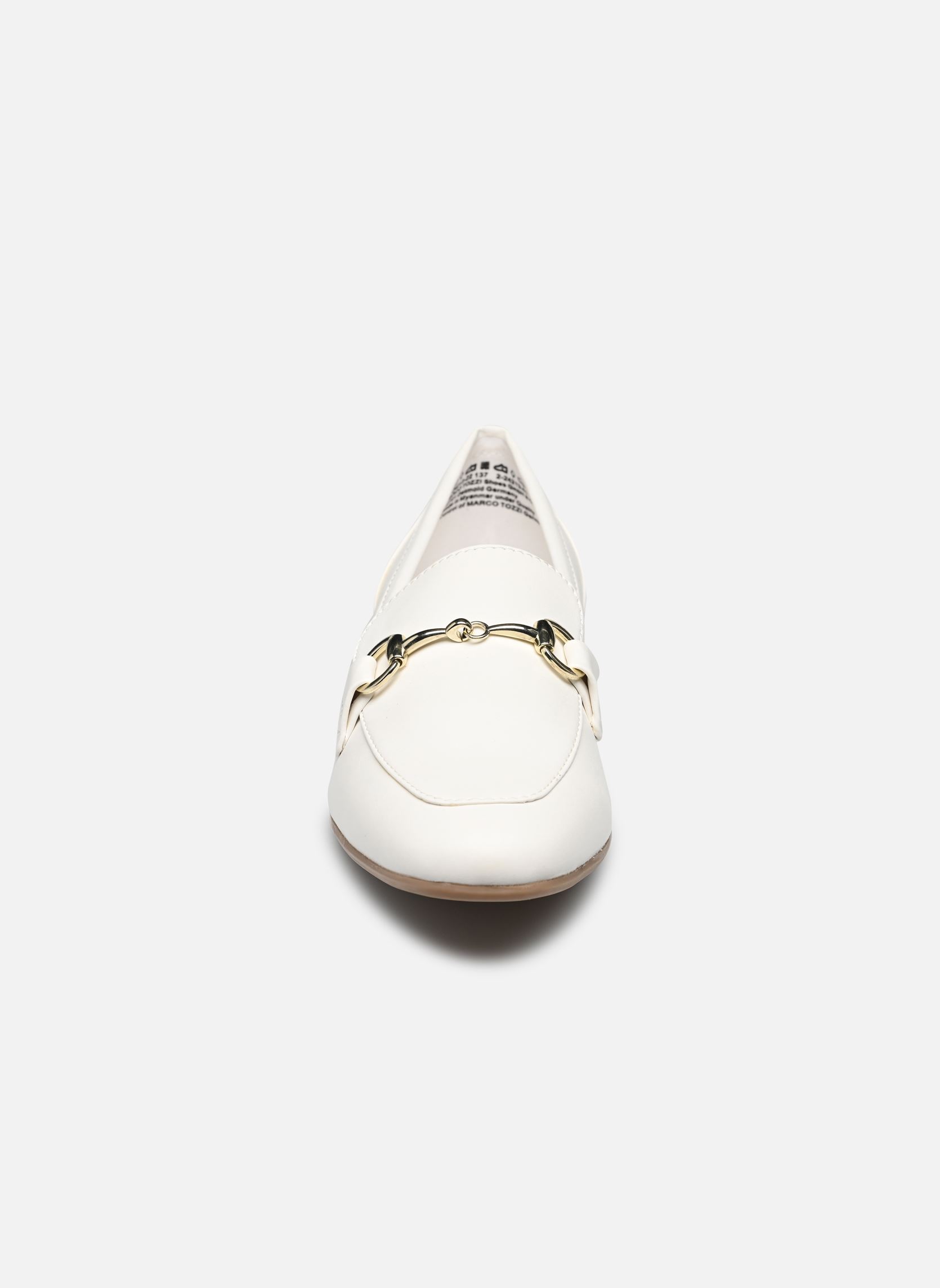 Mocassins 24213-41 dames wit Marco Tozzi Mocassins 24213-41 dames wit WHITE/GOLD