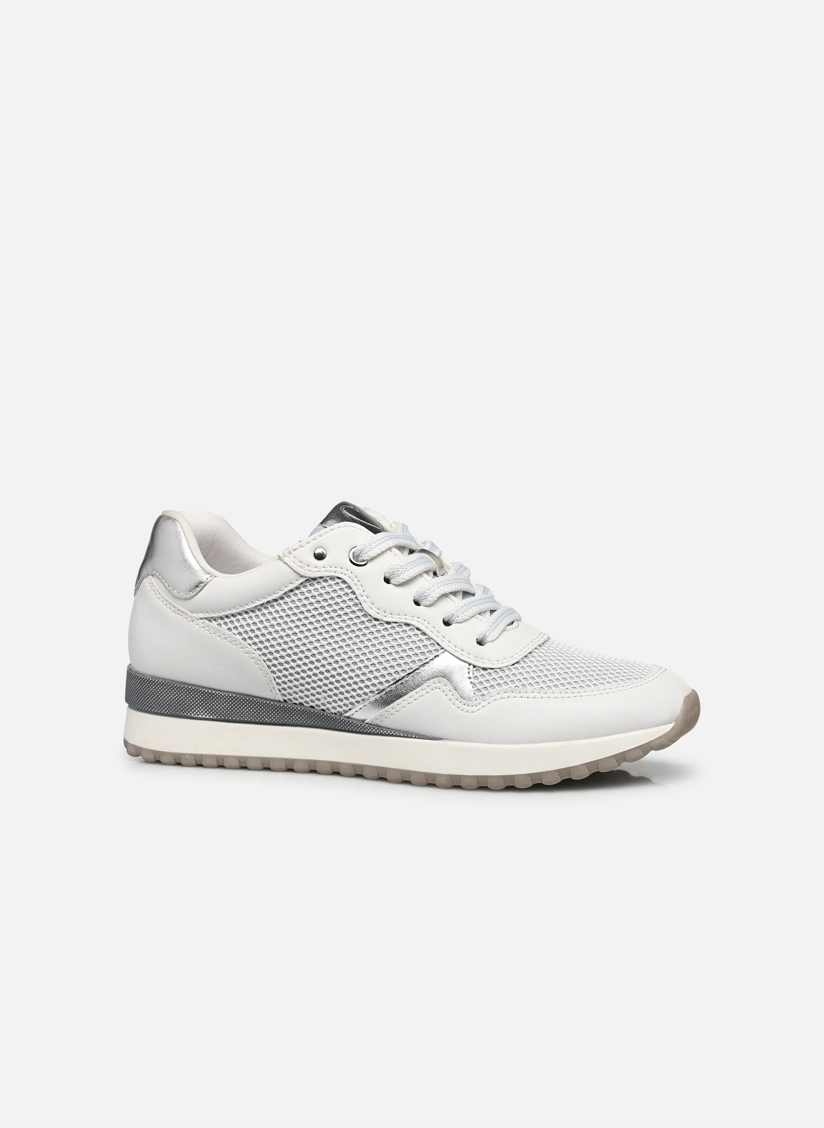 Baskets basses 23714-42 femme blanc Marco Tozzi Baskets basses 23714-42 femme blanc WHITE/LT.BLUE