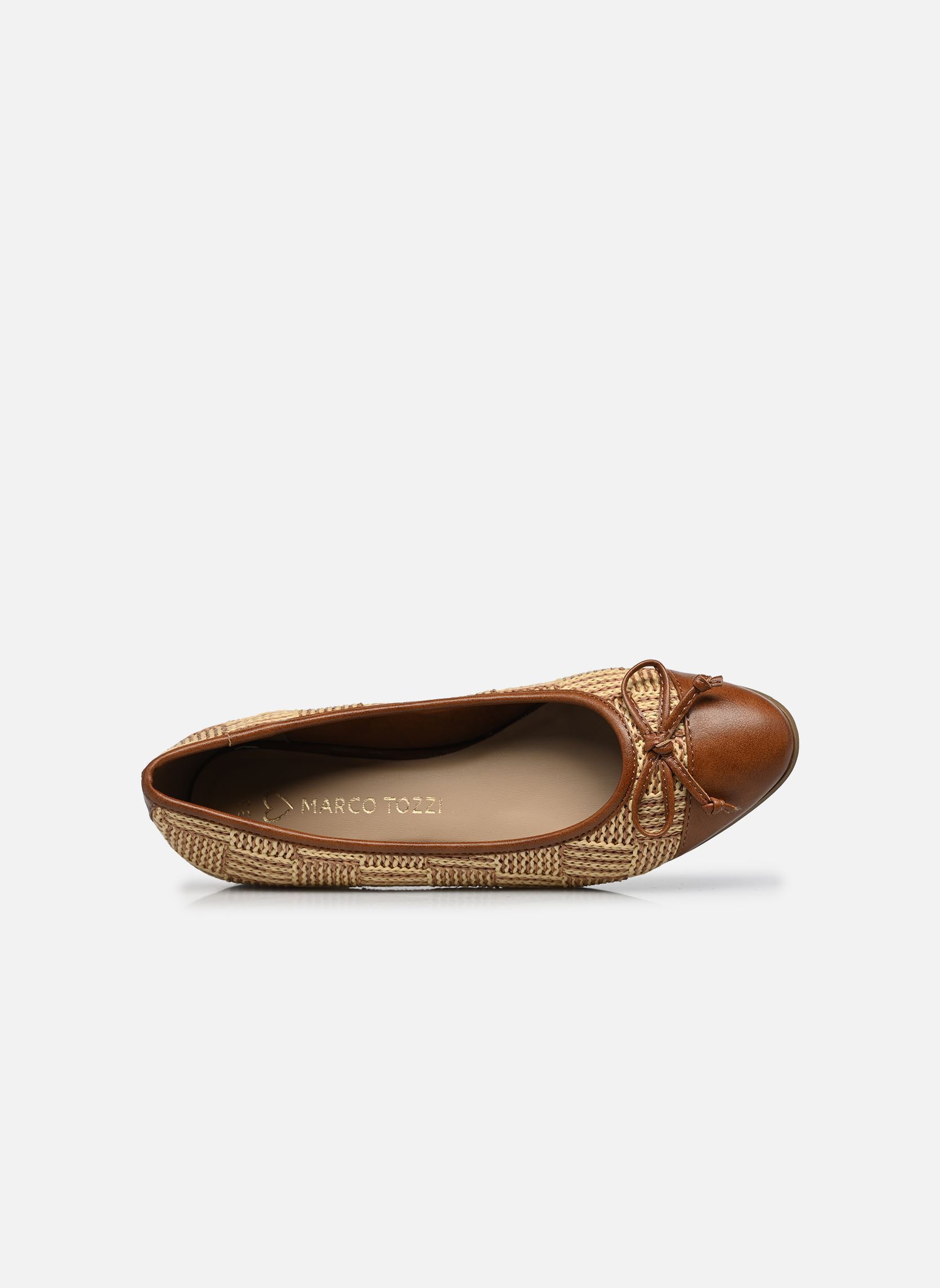 Ballerines classiques 22103-42 femme marron Marco Tozzi Ballerines classiques 22103-42 femme marron COGNAC COMB
