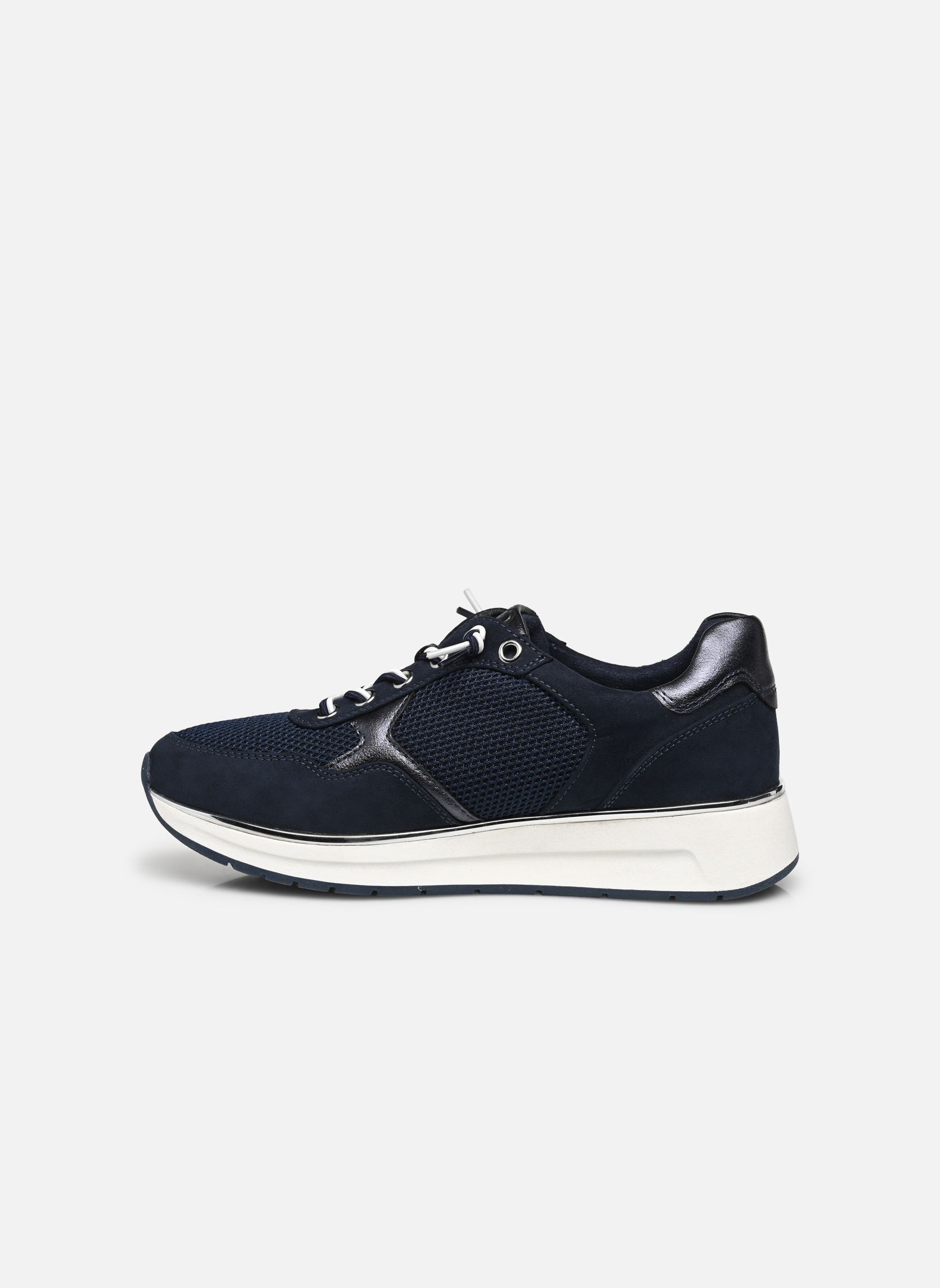 Niedrige Sneaker 23731-42 damen blau Marco Tozzi Niedrige Sneaker 23731-42 damen blau NAVY COMB