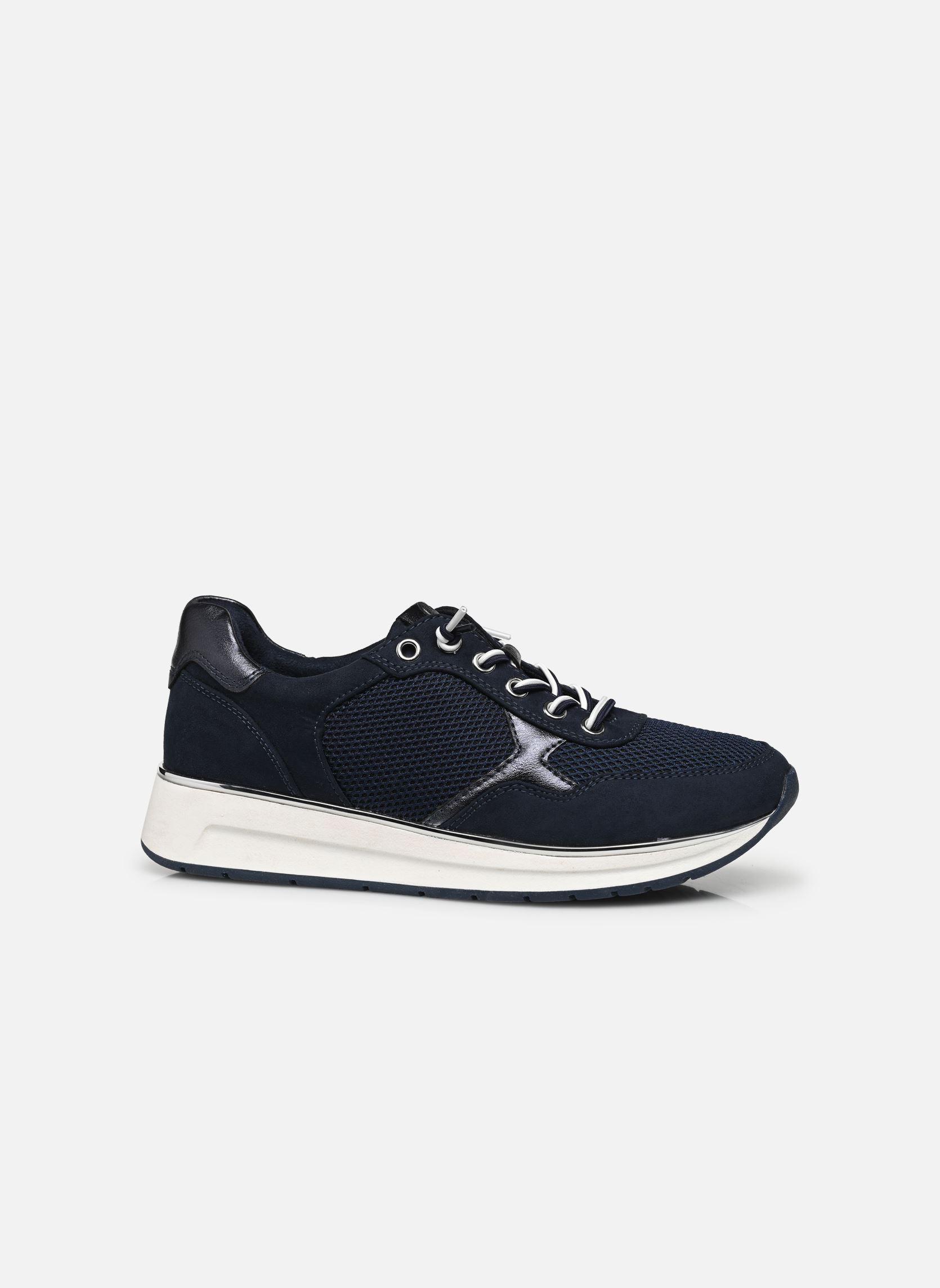 Niedrige Sneaker 23731-42 damen blau Marco Tozzi Niedrige Sneaker 23731-42 damen blau NAVY COMB