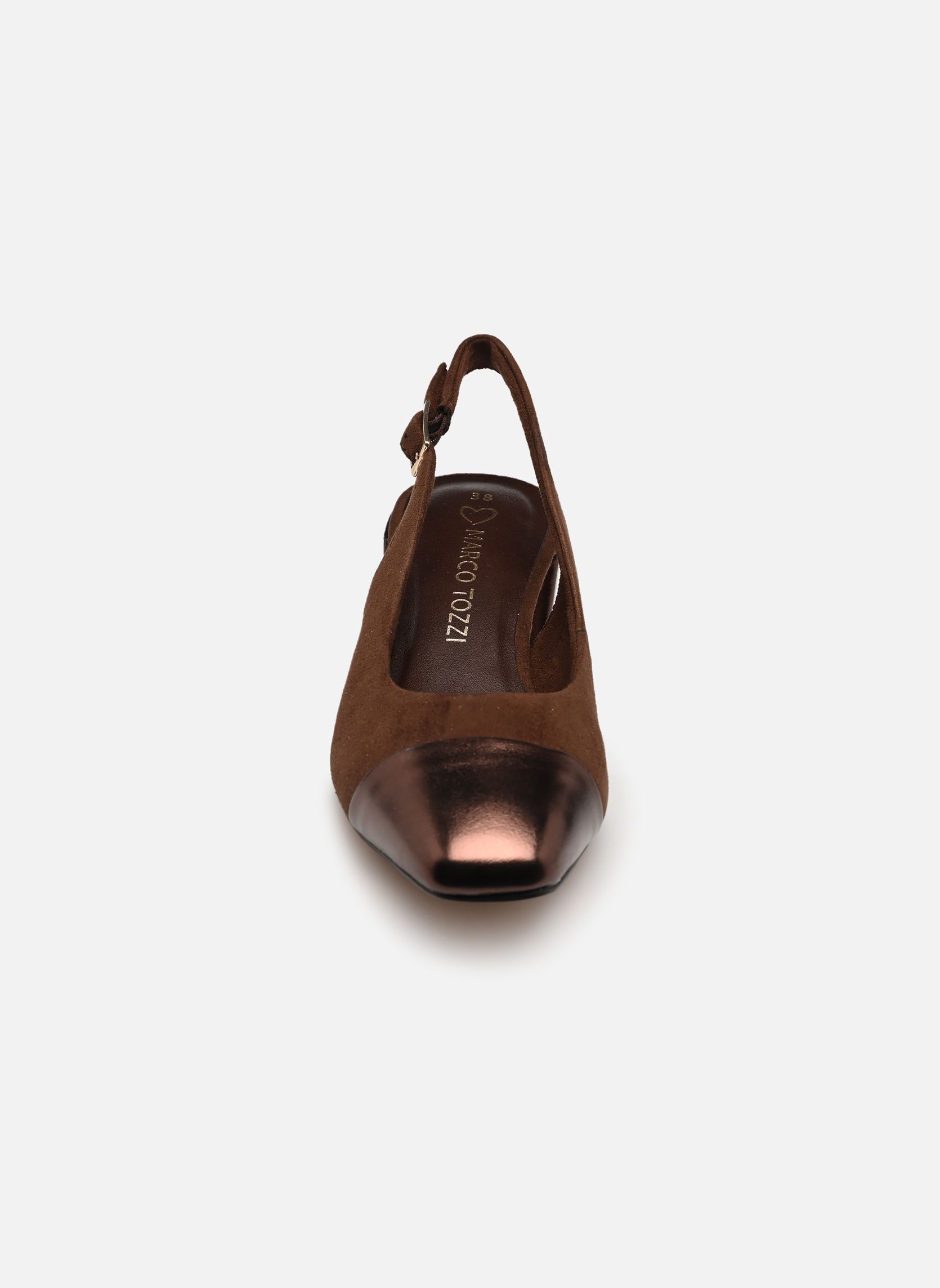 Slingback pumps 29610-42 dames bruin Marco Tozzi Slingback pumps 29610-42 dames bruin CHOCOLATE C.