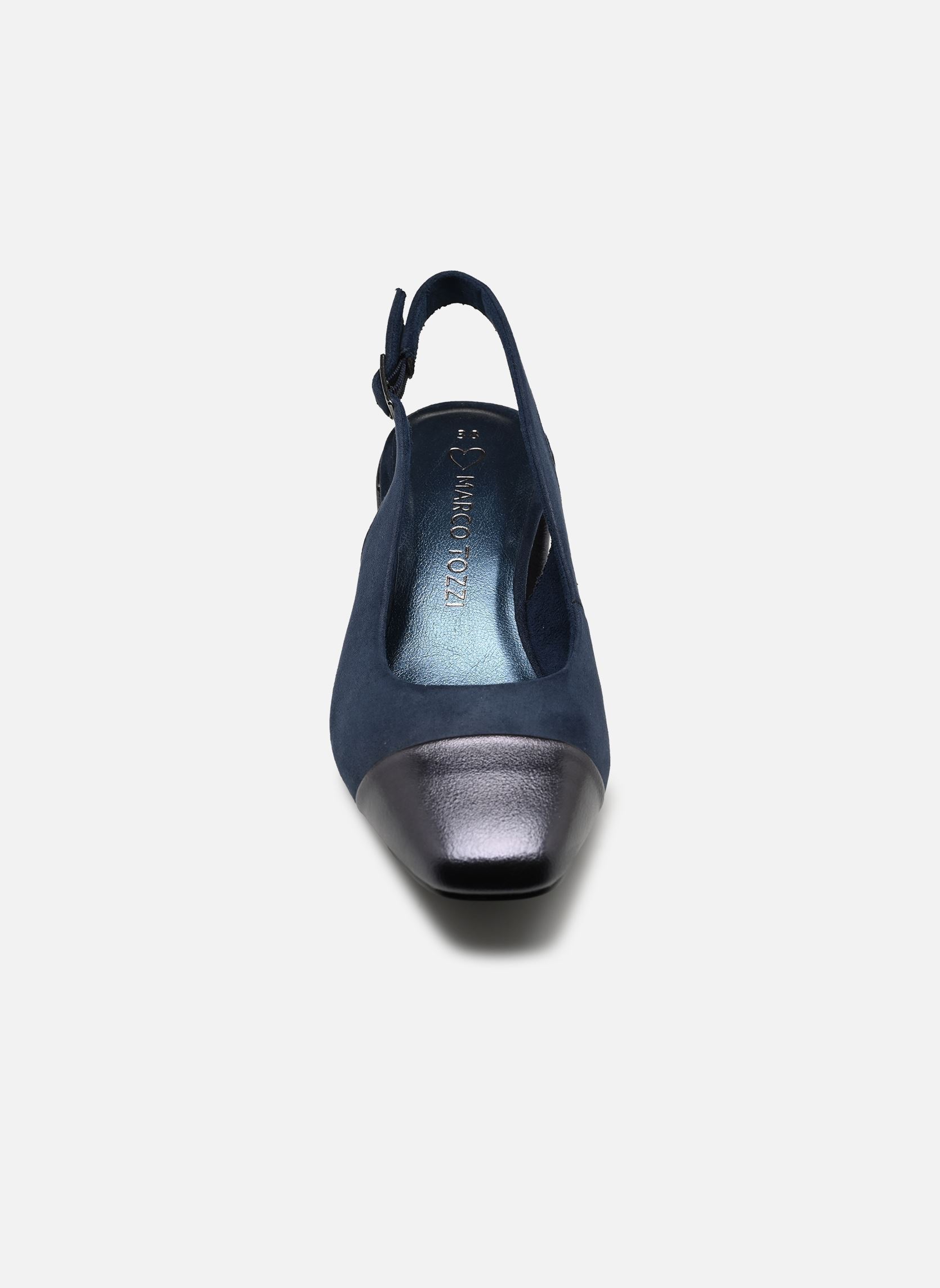 Slingback pumps 29610-42 dames blauw Marco Tozzi Slingback pumps 29610-42 dames blauw NAVY COMB N
