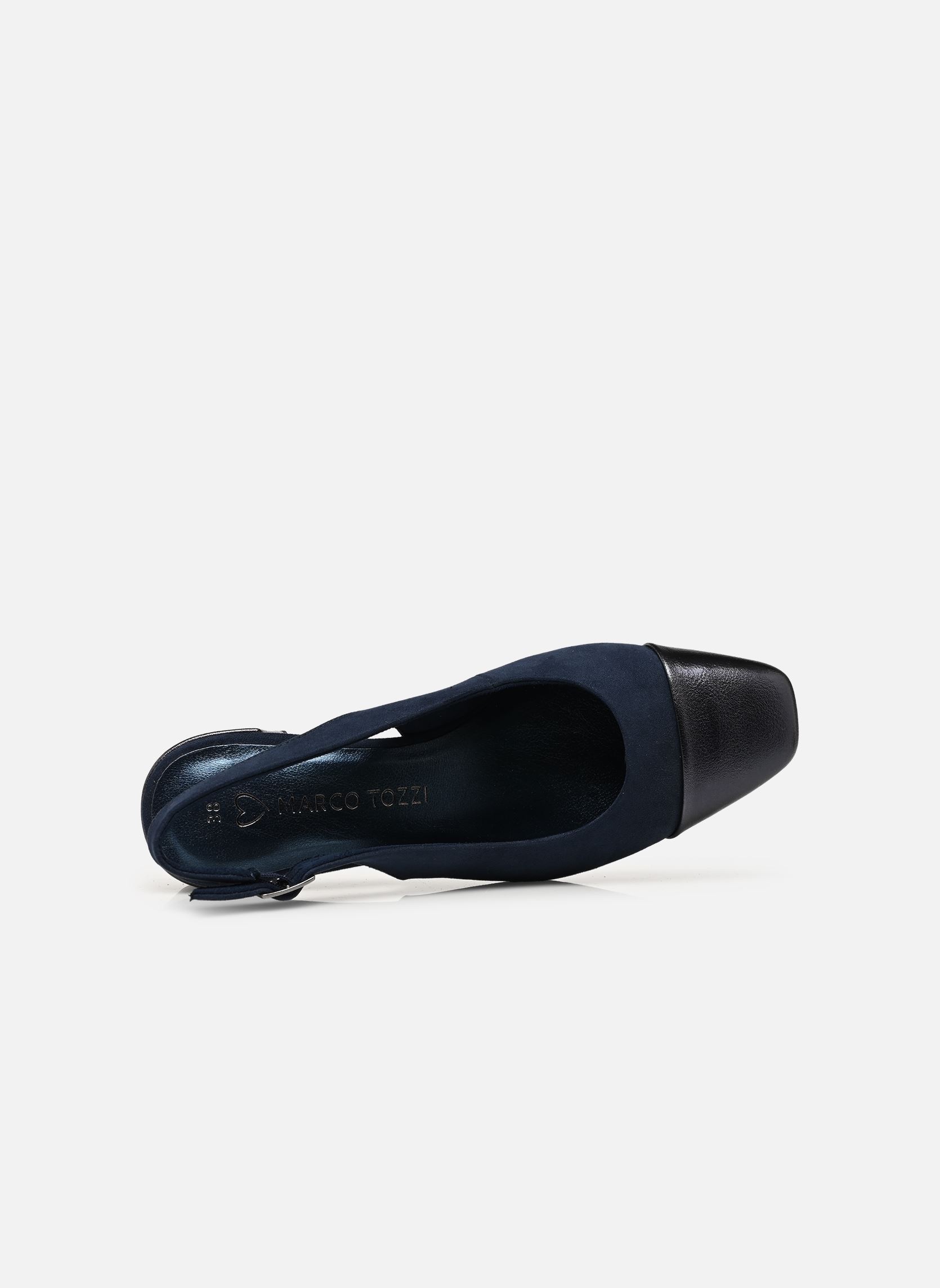 Slingback pumps 29610-42 dames blauw Marco Tozzi Slingback pumps 29610-42 dames blauw NAVY COMB N