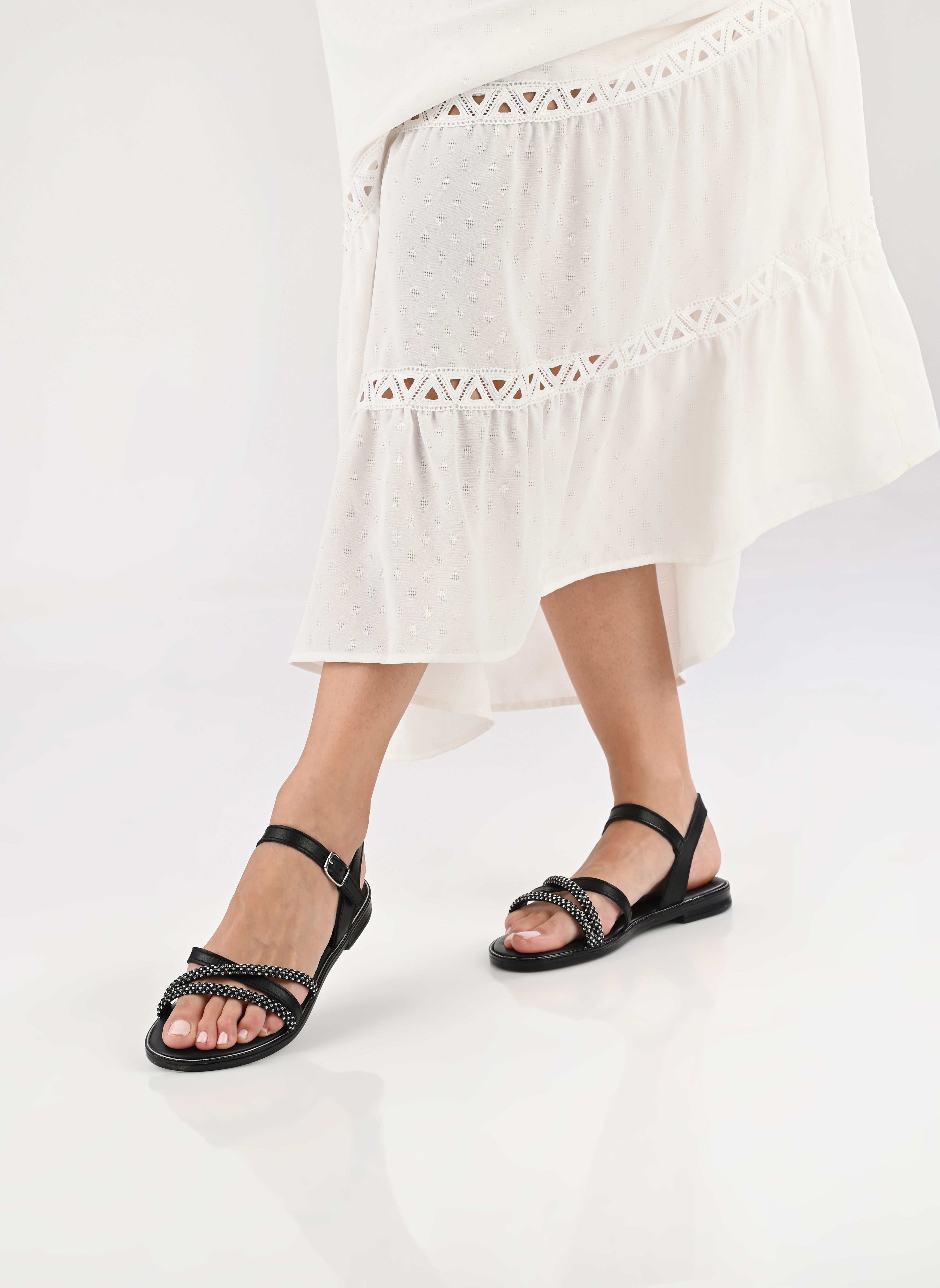 Sandalias planas 28193-42 mujer negro Marco Tozzi Sandalias planas 28193-42 mujer negro BLACK COMB