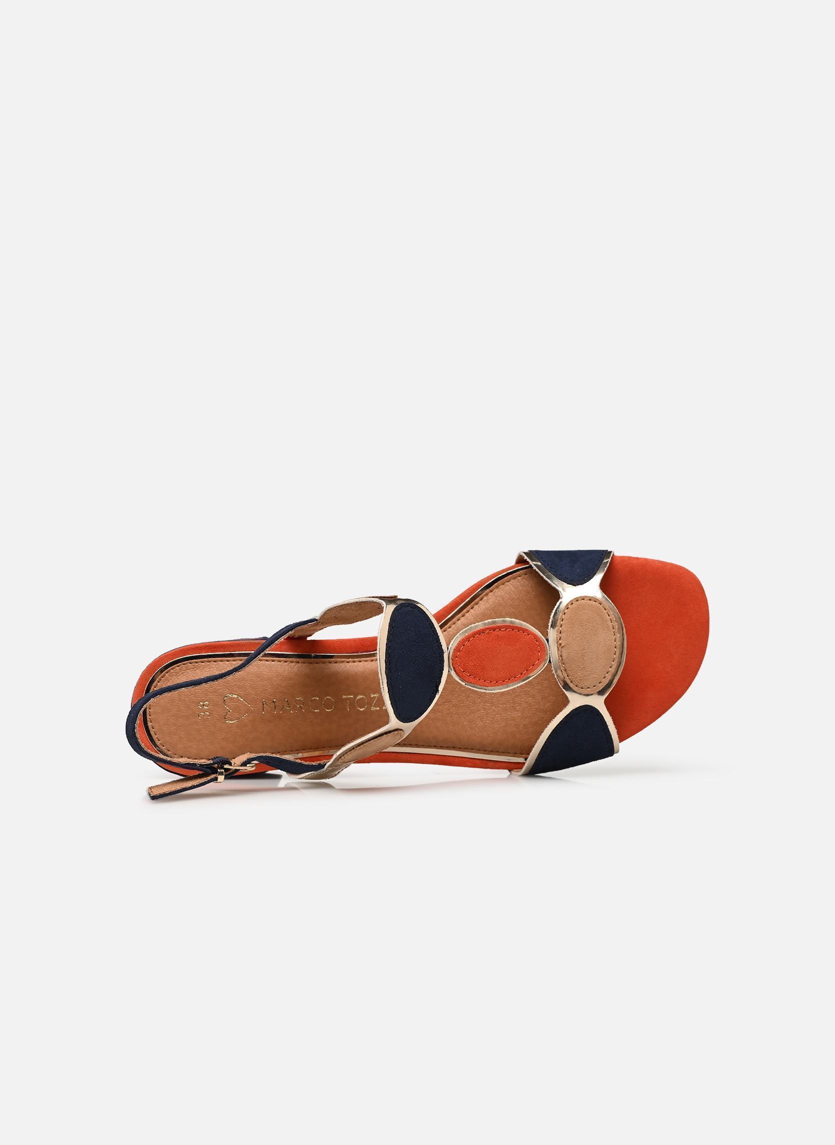 Sandalen 28230-42 damen mehrfarbig Marco Tozzi Sandalen 28230-42 damen mehrfarbig NAVY COMB 890