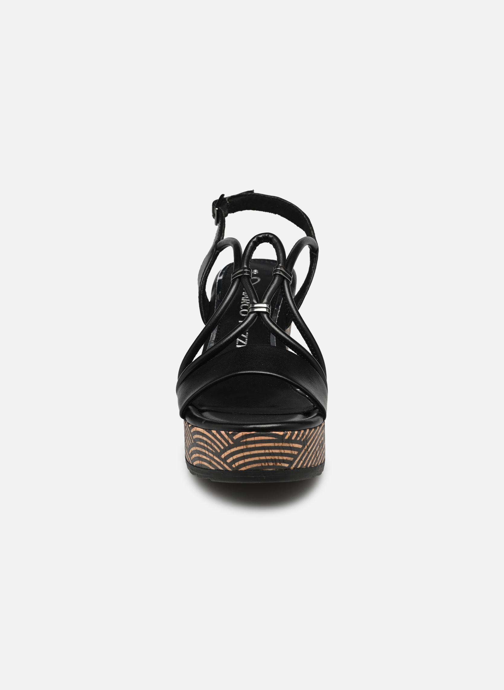 Keil- und Plateausandalen 28349-42 damen schwarz Marco Tozzi Keil- und Plateausandalen 28349-42 damen schwarz BLACK