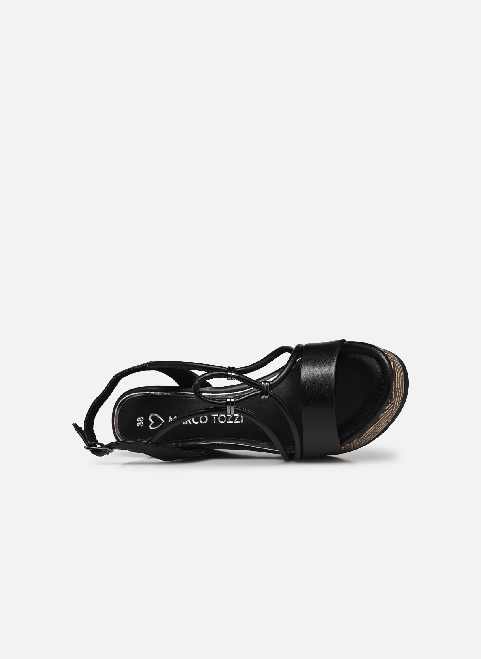 Keil- und Plateausandalen 28349-42 damen schwarz Marco Tozzi Keil- und Plateausandalen 28349-42 damen schwarz BLACK