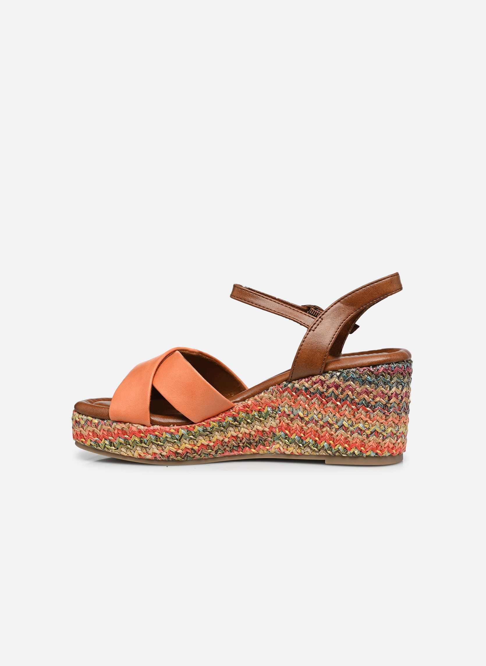 Sandales compensées et plateformes 28397-42 femme jaune Marco Tozzi Sandales compensées et plateformes 28397-42 femme jaune MANGO COMB