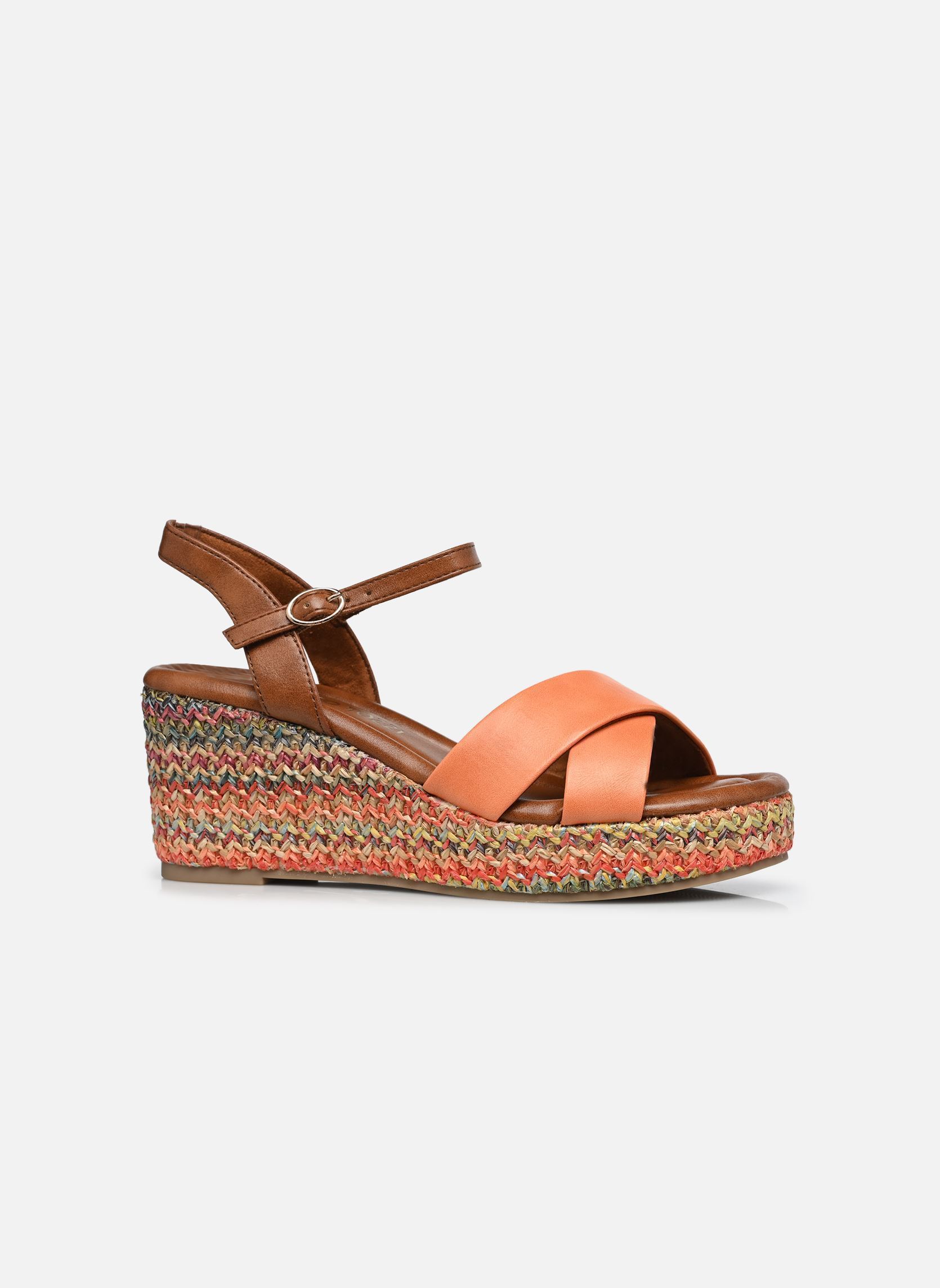 Sandales compensées et plateformes 28397-42 femme jaune Marco Tozzi Sandales compensées et plateformes 28397-42 femme jaune MANGO COMB