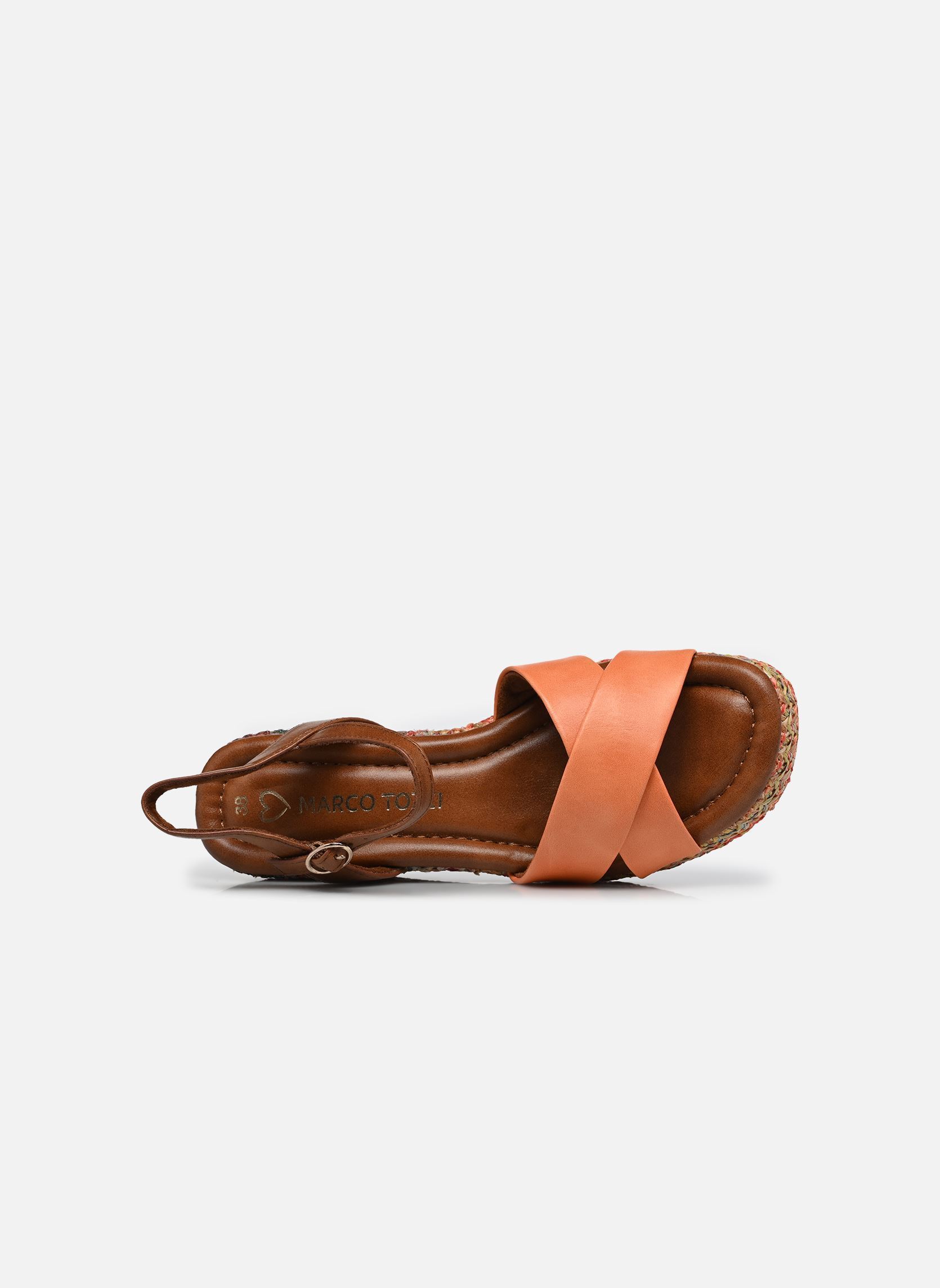 Sandales compensées et plateformes 28397-42 femme jaune Marco Tozzi Sandales compensées et plateformes 28397-42 femme jaune MANGO COMB