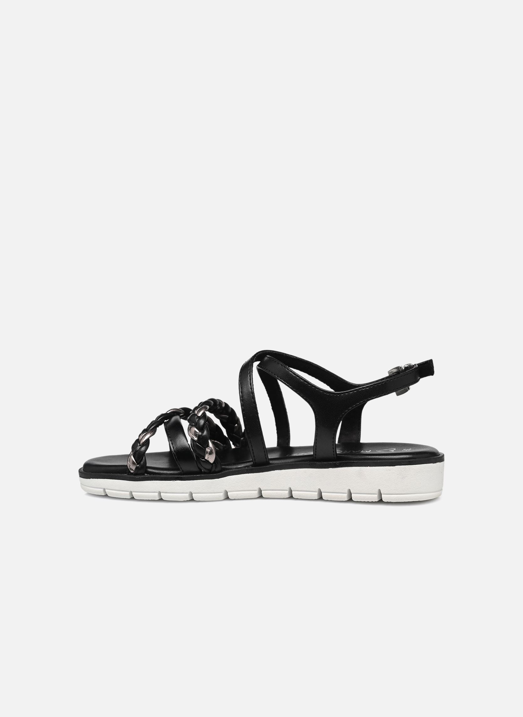 Sandali con zeppa e plateau 28608-42 donna nero Marco Tozzi Sandali con zeppa e plateau 28608-42 donna nero BLACK COMB